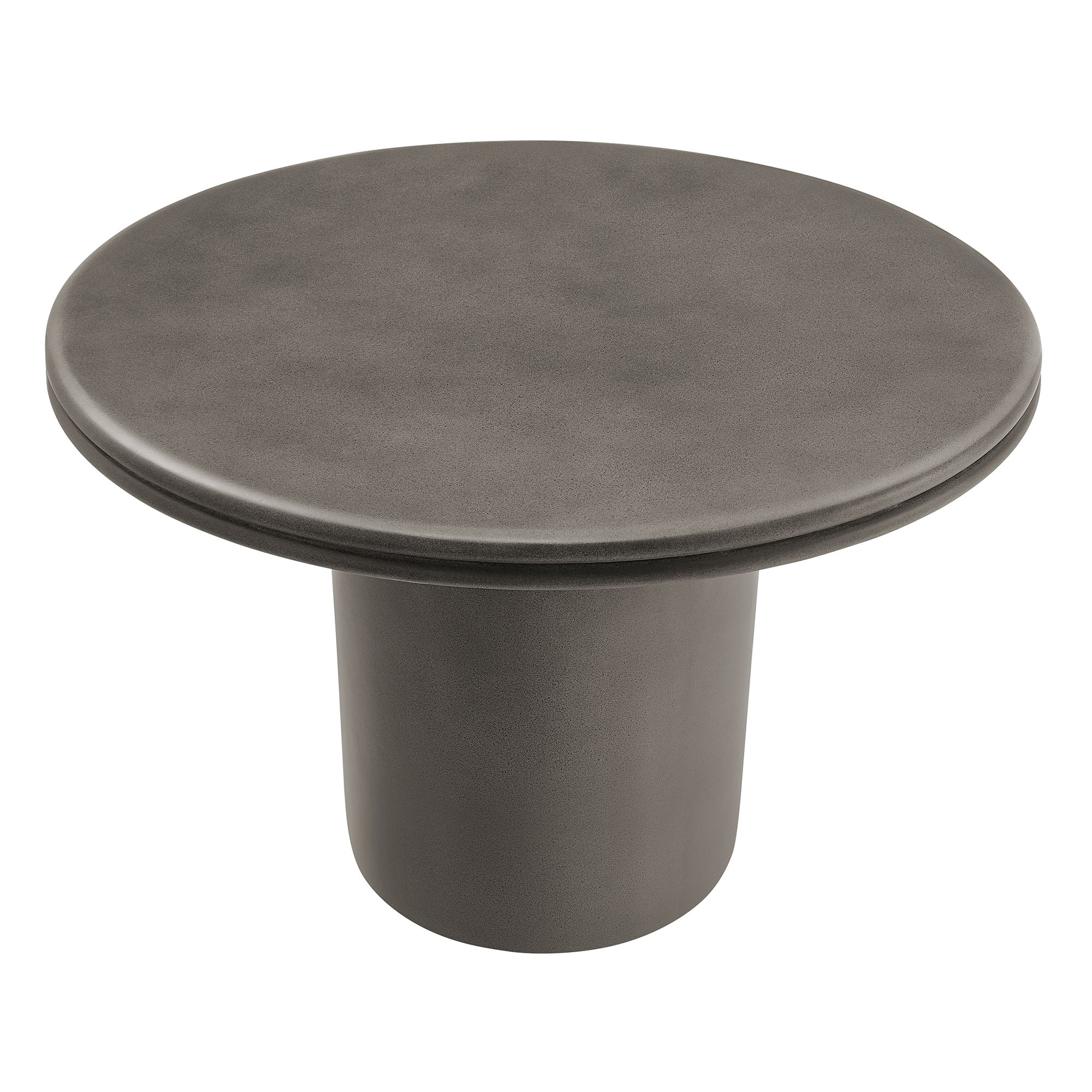 Brion Indoor - Outdoor Patio Concrete 5 Piece Dining Table Set, Gray