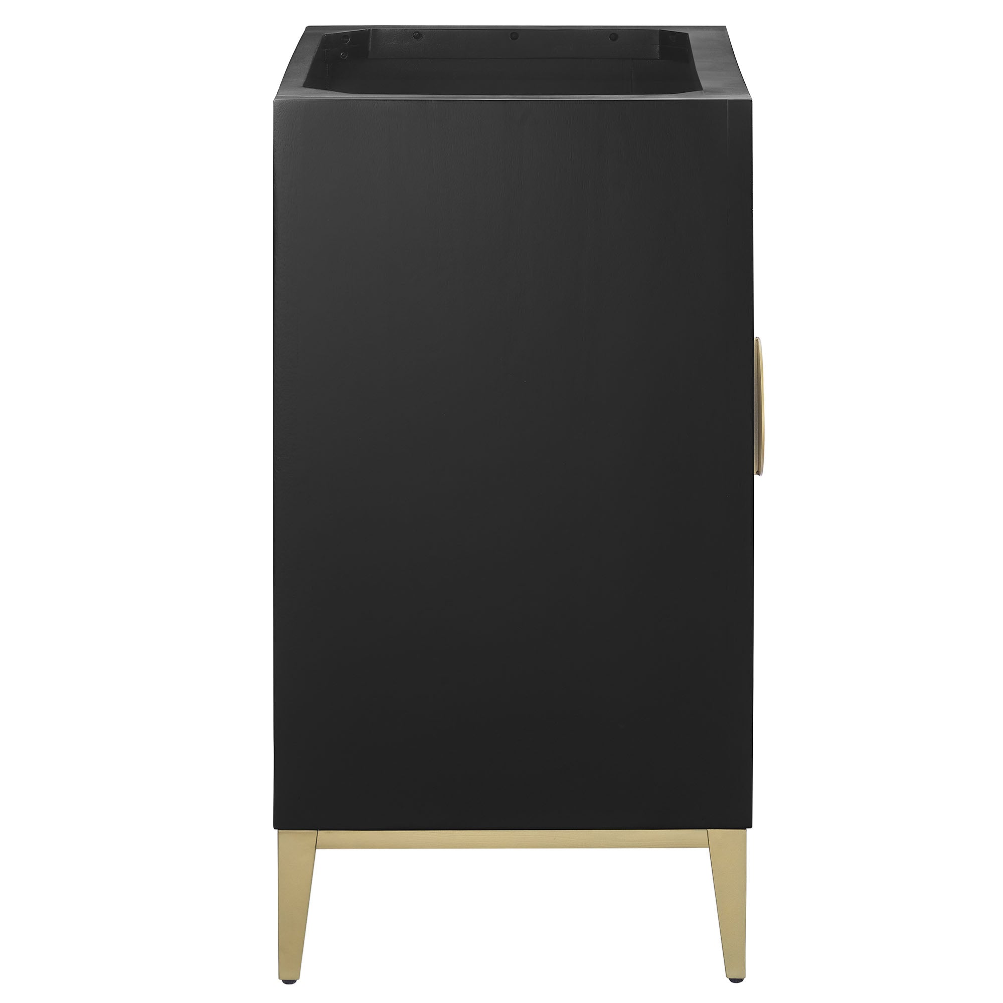 Beau 24" Bathroom Vanity Cabinet (Sink Basin Not Included), Black