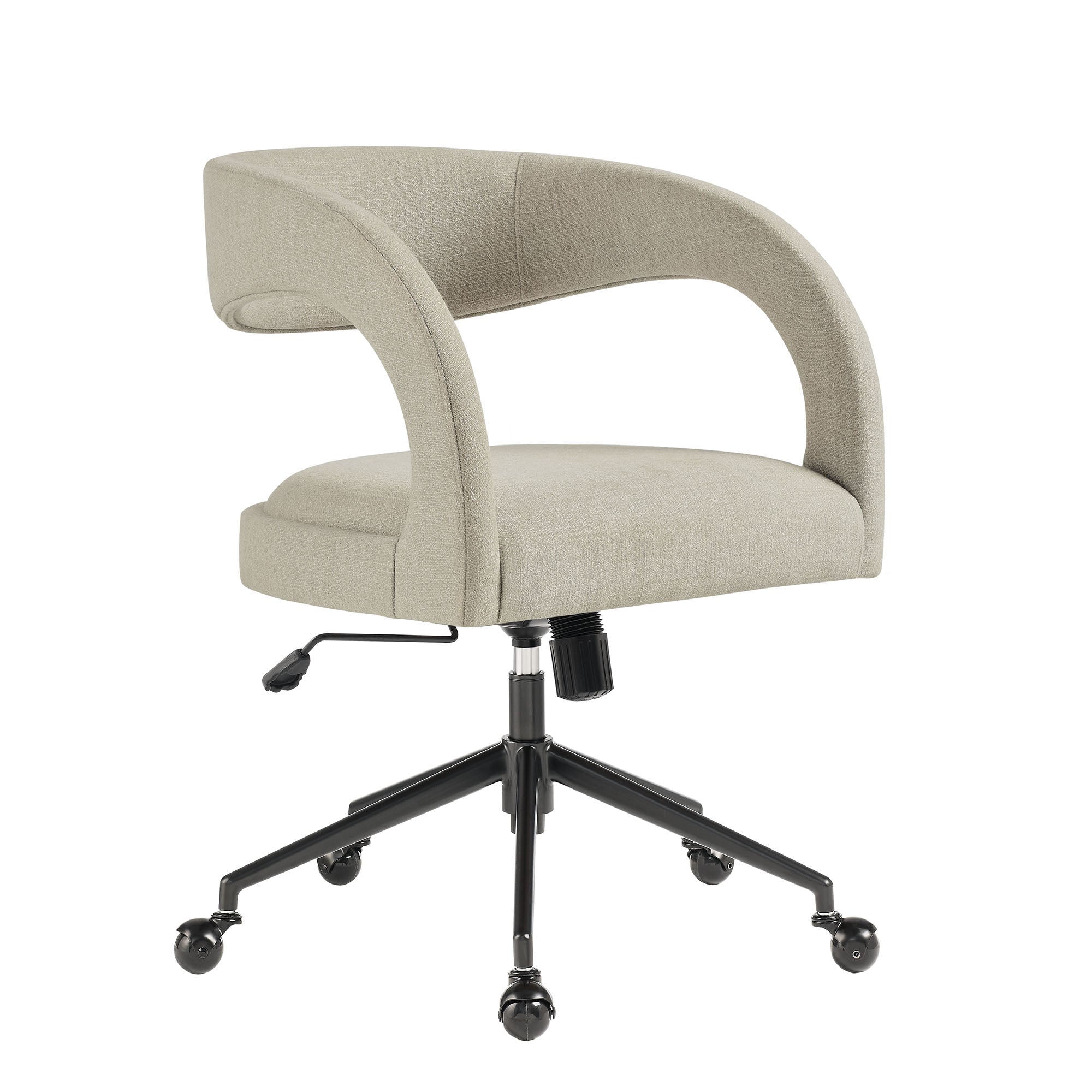 Pinnacle Upholstered Office Chair, Linen