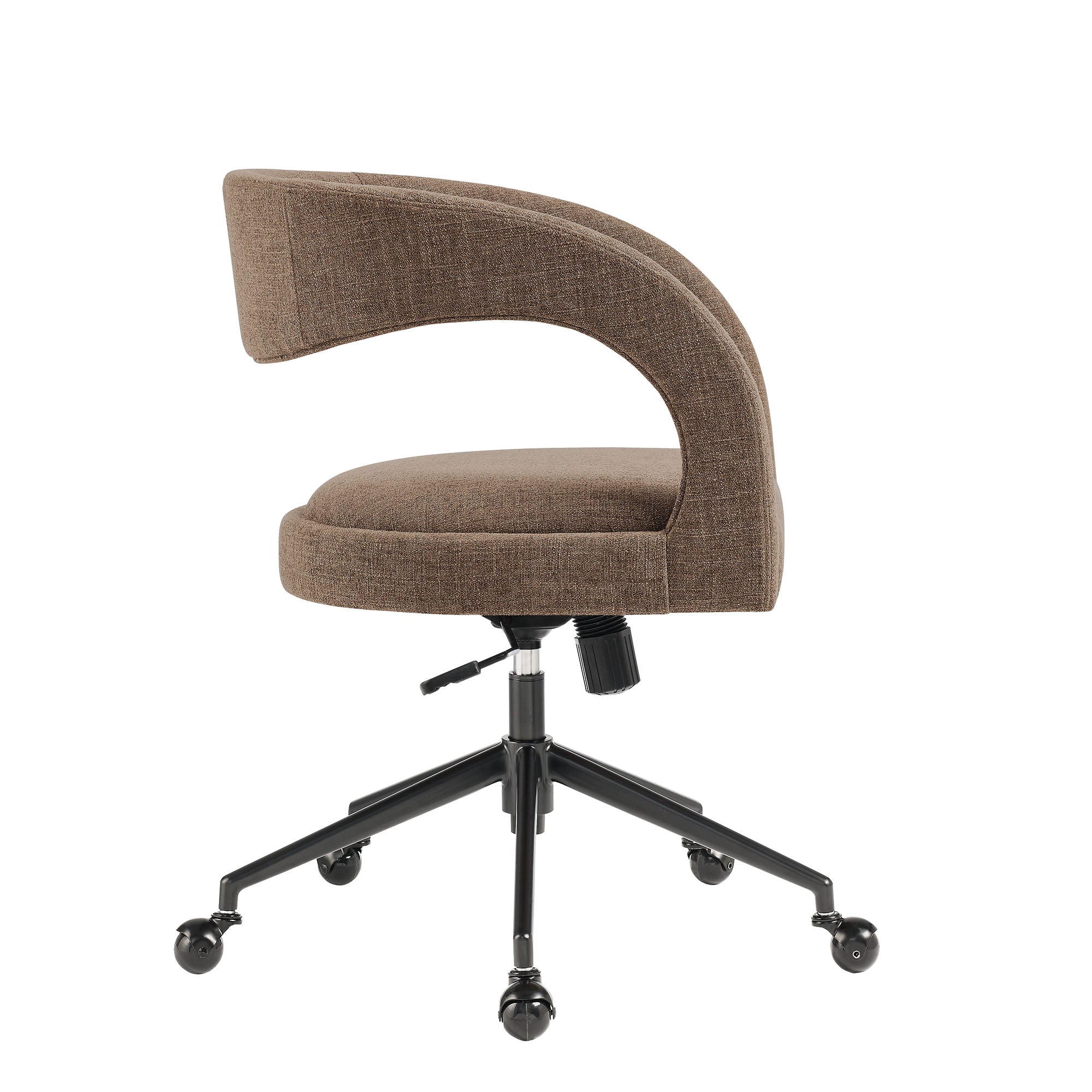 Pinnacle Upholstered Office Chair, Mocha