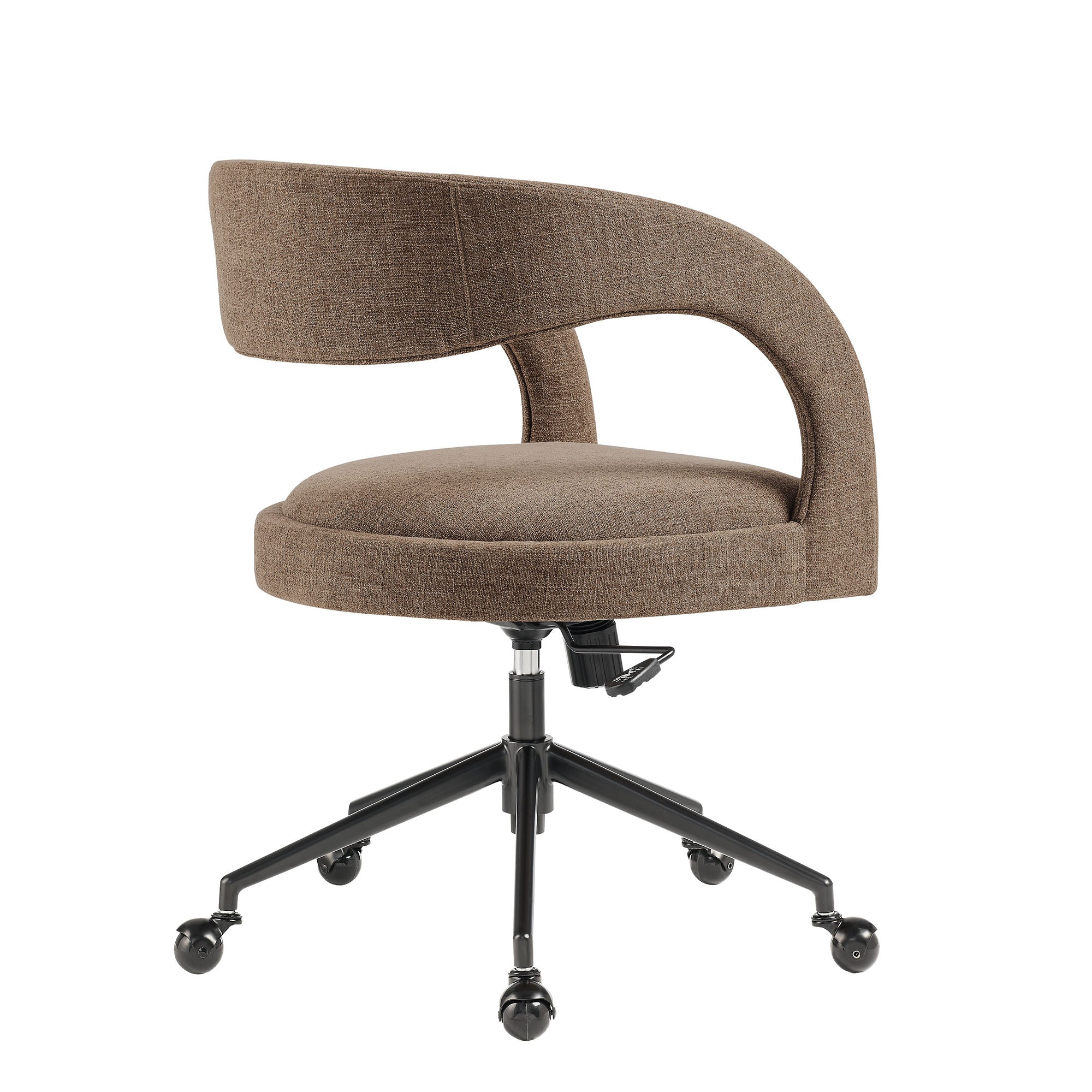 Pinnacle Upholstered Office Chair, Mocha