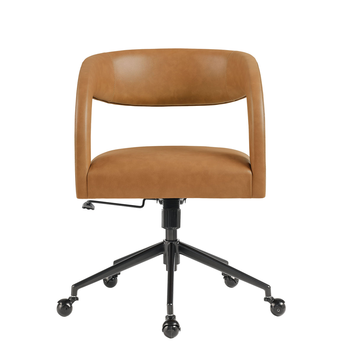 Pinnacle Vegan Leather Office Chair, Tan