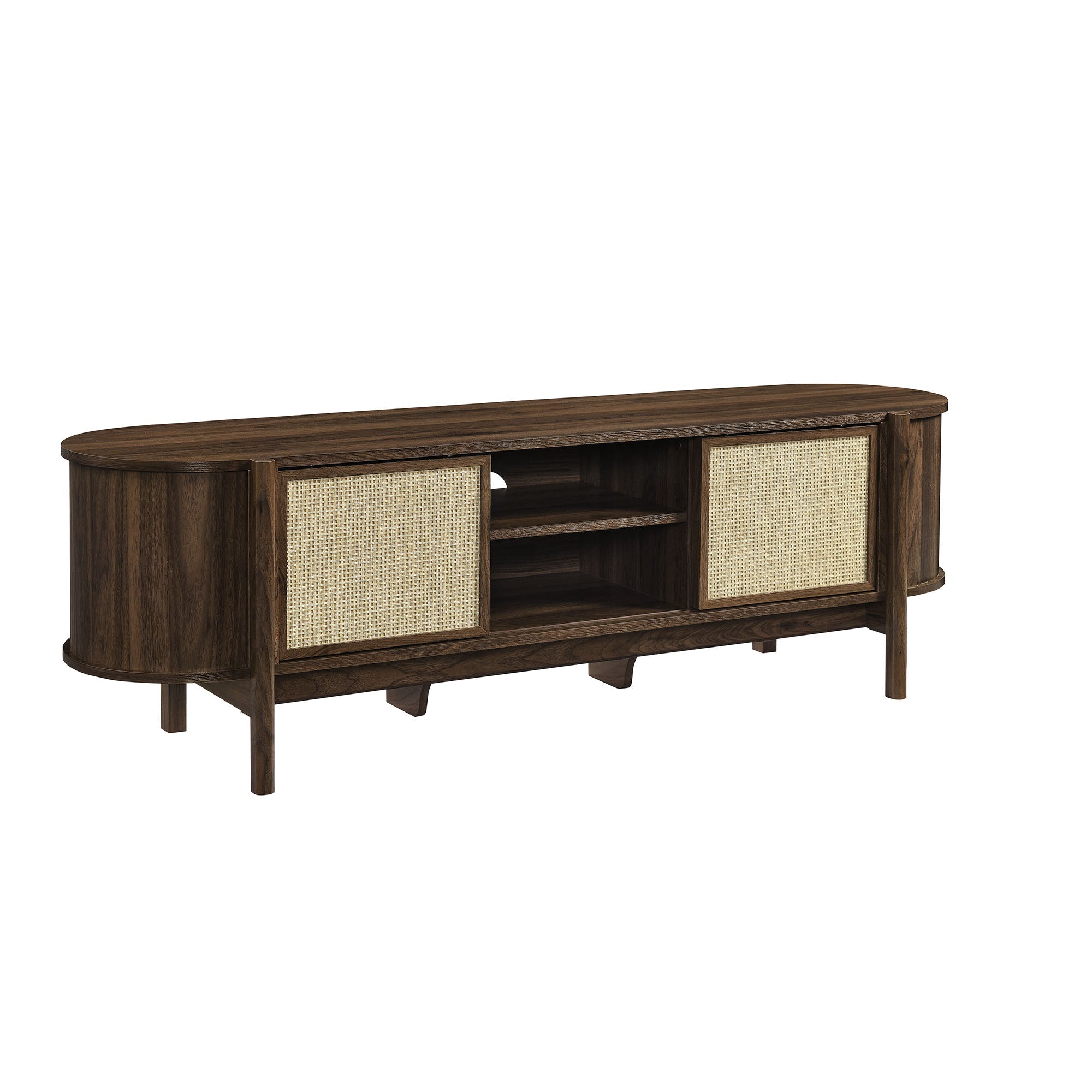 Reid 61" TV Stand, Walnut