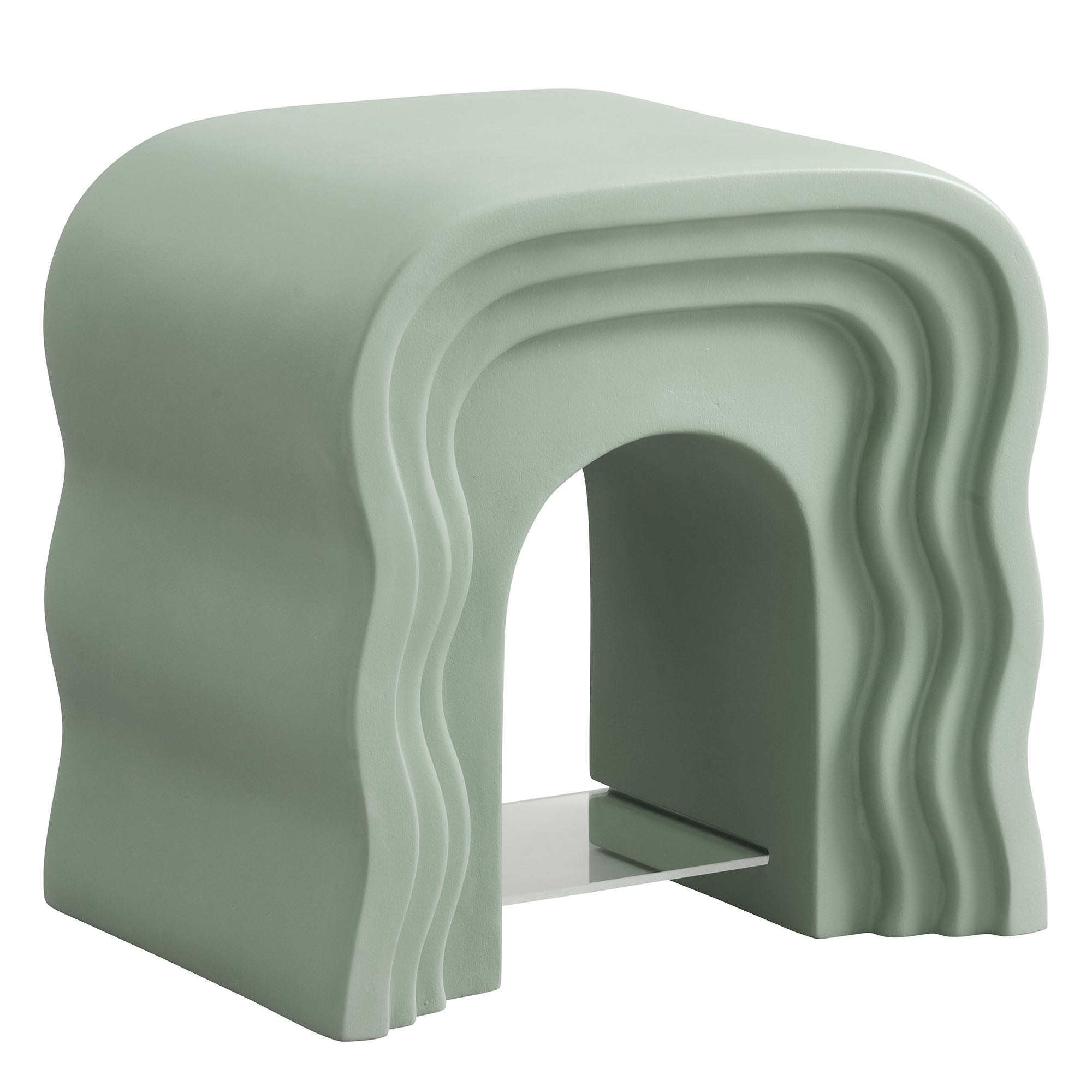 Jorin Squiggle Side Table, Sage
