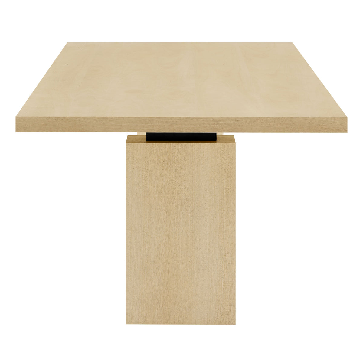 Piston 82" Rectangular Wood Dining Table, Natural