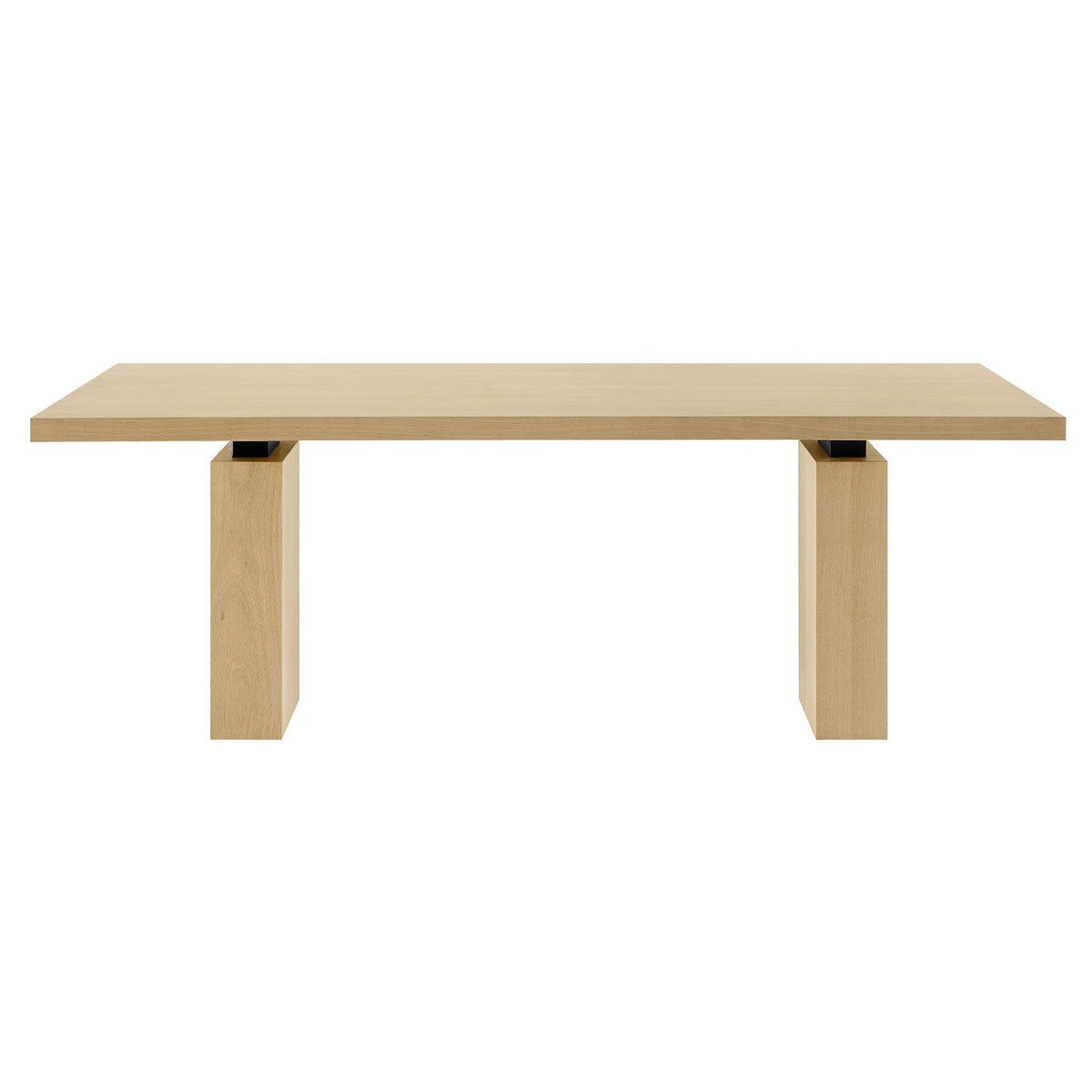 Piston 82" Rectangular Wood Dining Table, Natural