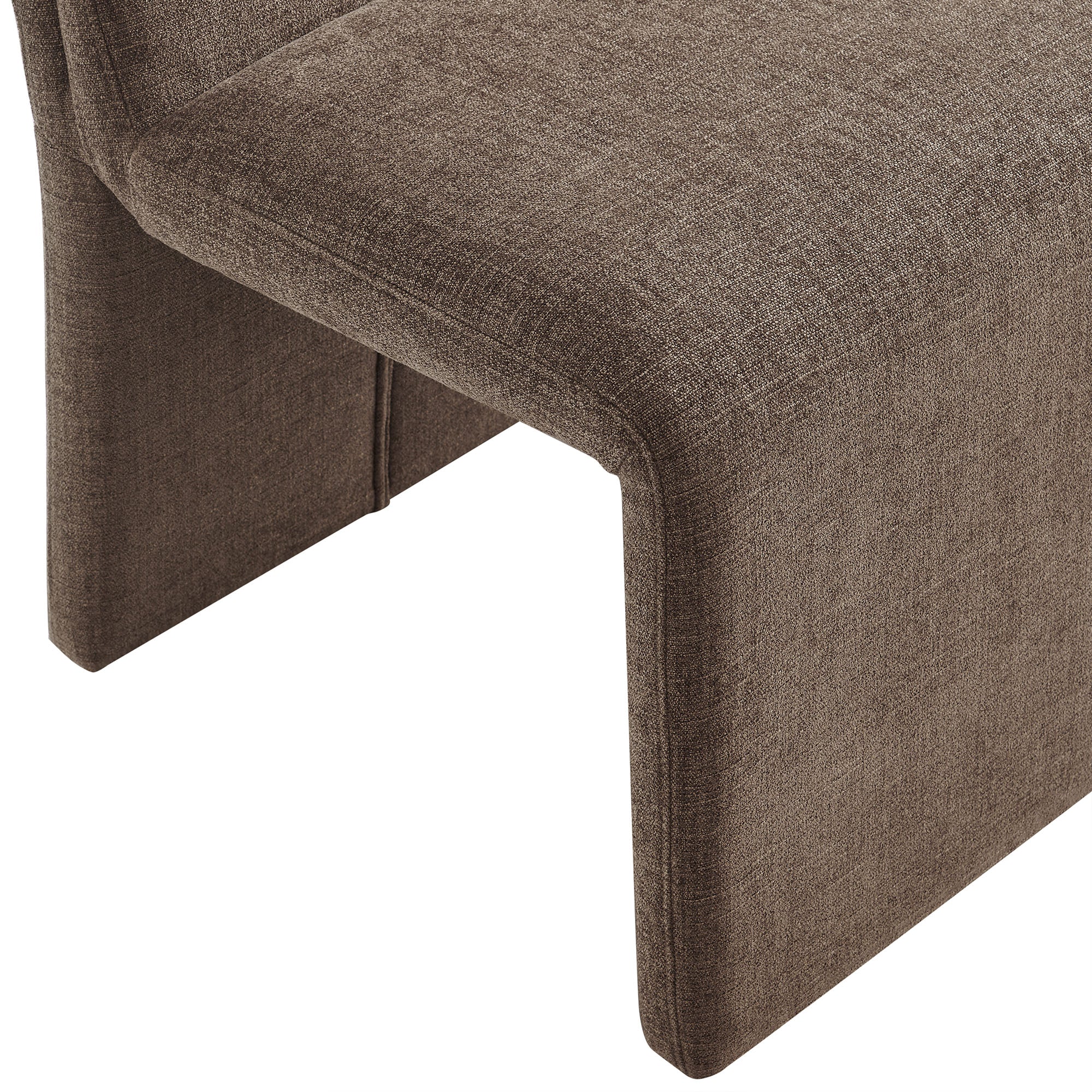 Emory Fabric Upholstered Dining Side Chair, Mocha