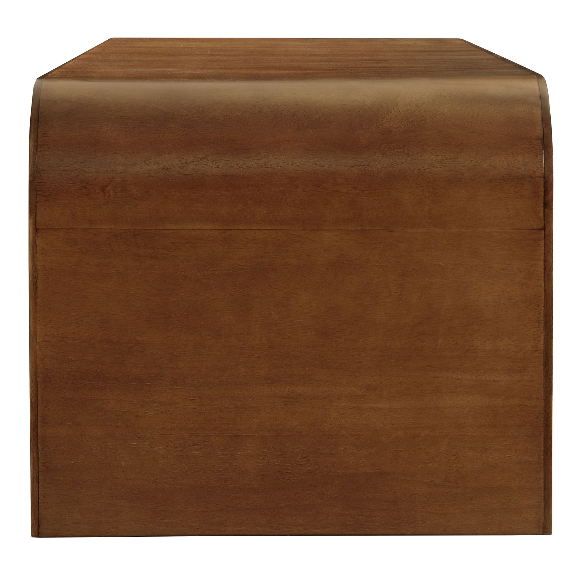Waterflute 70" Fluted Sideboard Cabinet, Walnut