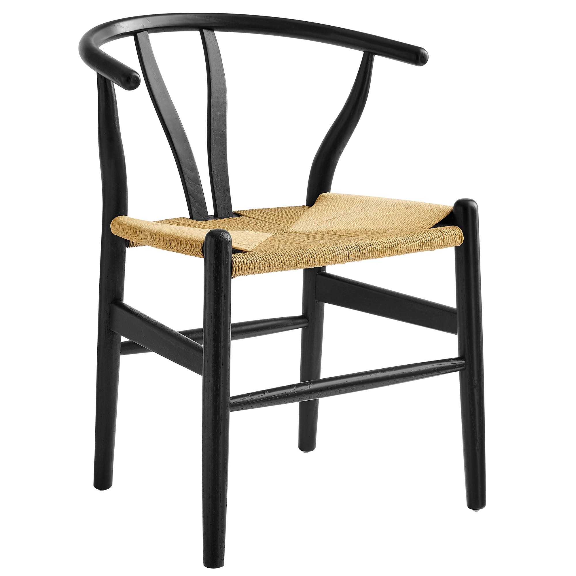 Amish 29" Wood Dining Chair, Black