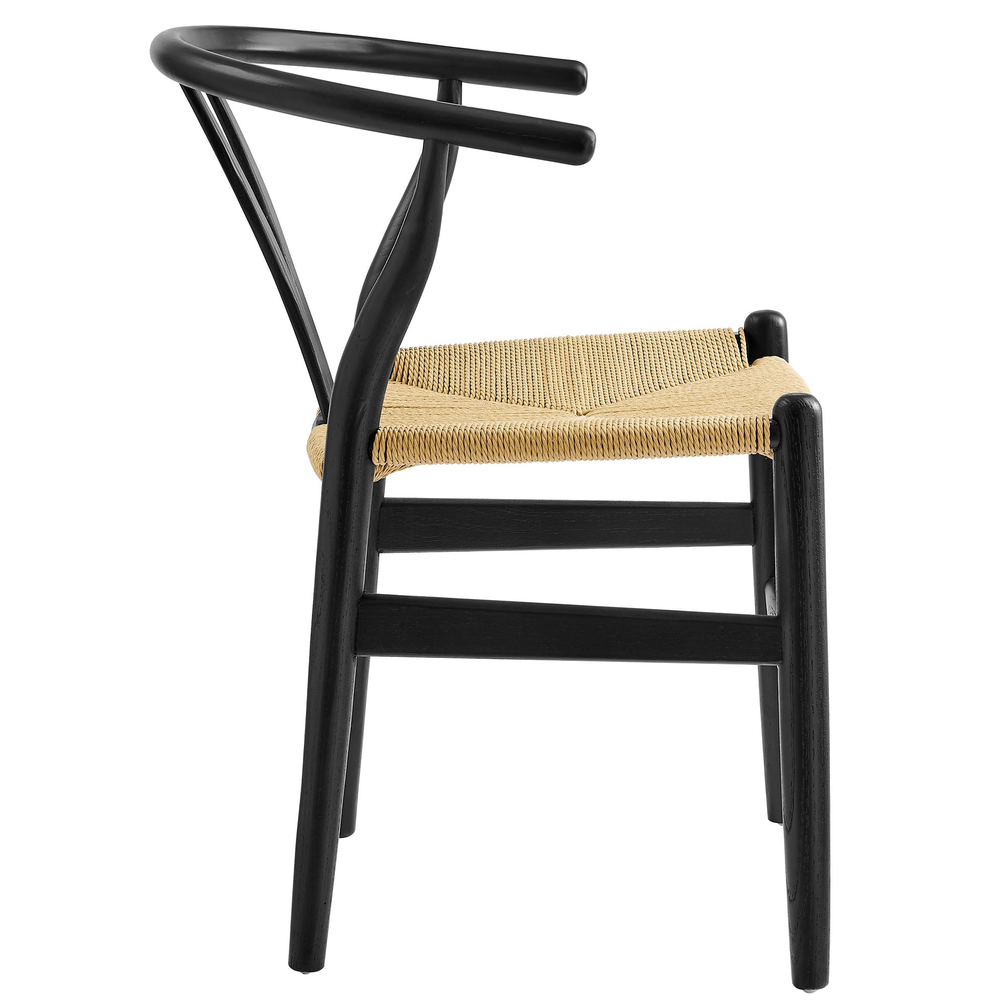 Amish 29" Wood Dining Chair, Black