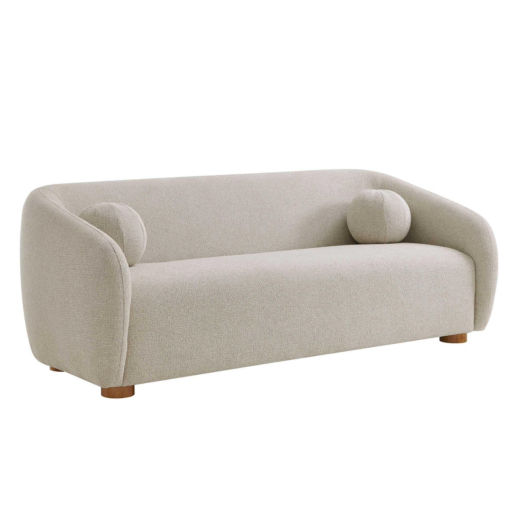Holland 85" Chenille Fabric Sofa, Dove Gray