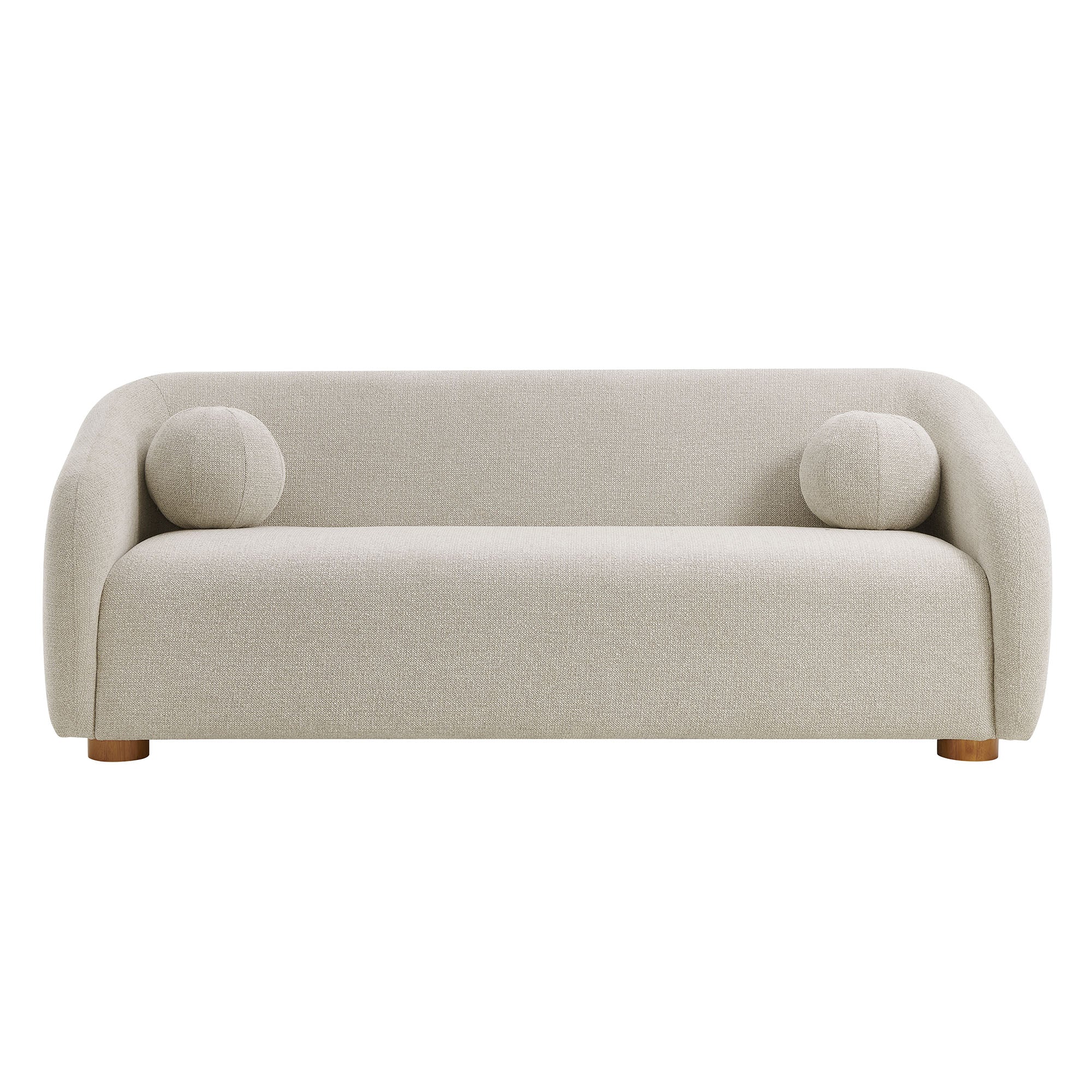 Holland 85" Chenille Fabric Sofa, Dove Gray
