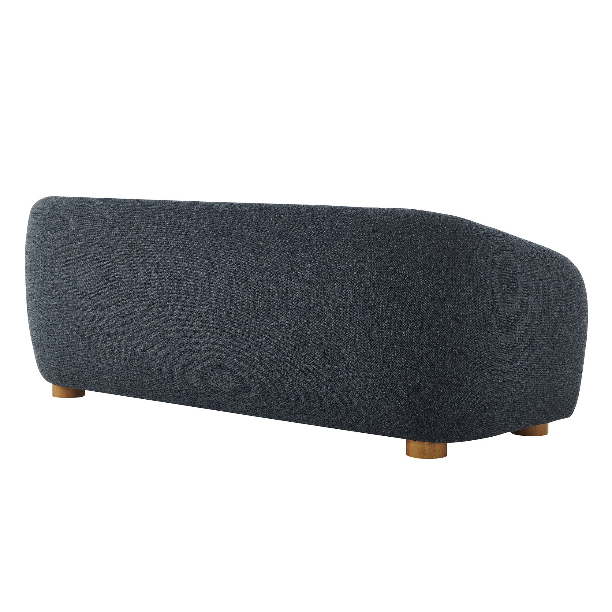 Holland 85" Chenille Fabric Sofa, Navy