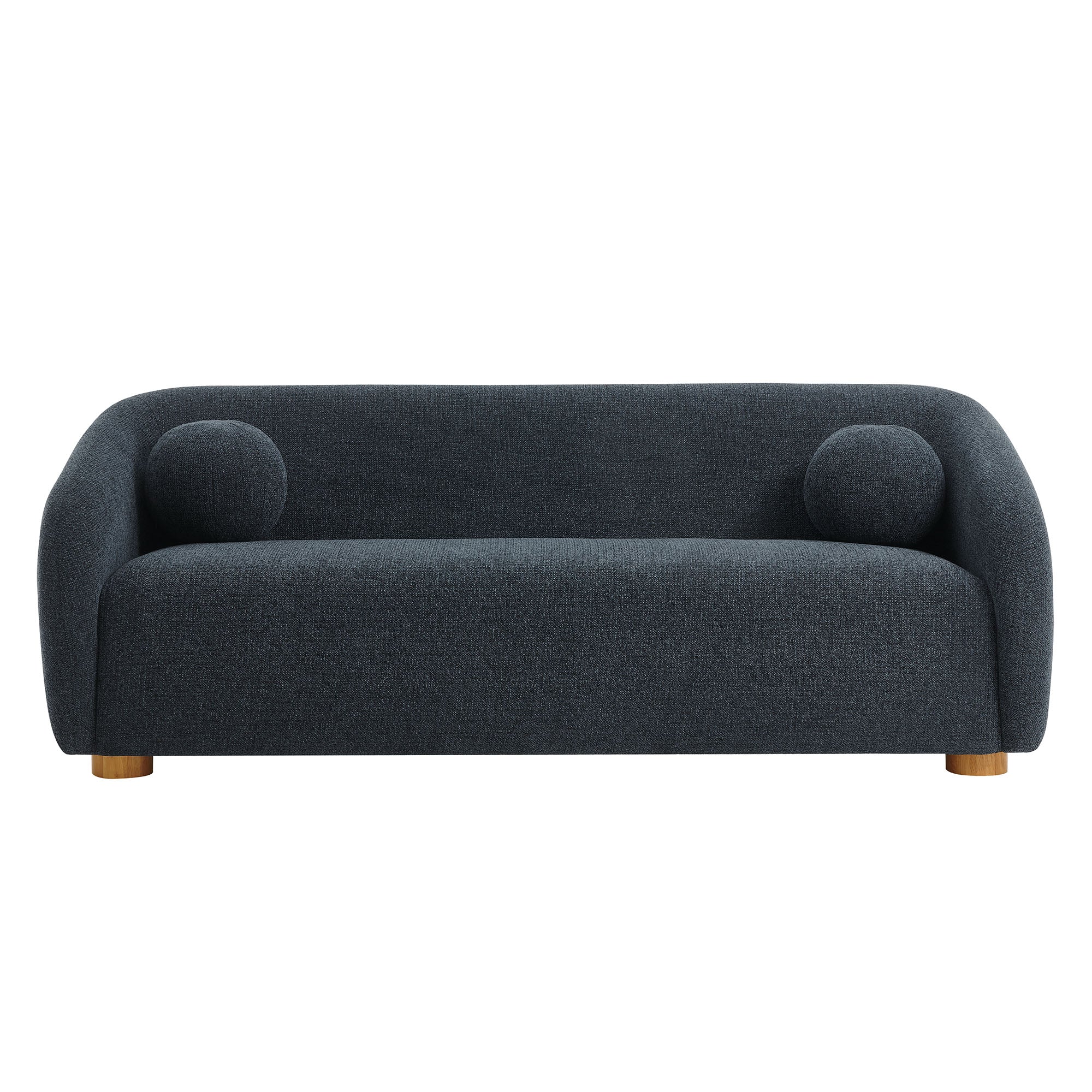 Holland 85" Chenille Fabric Sofa, Navy