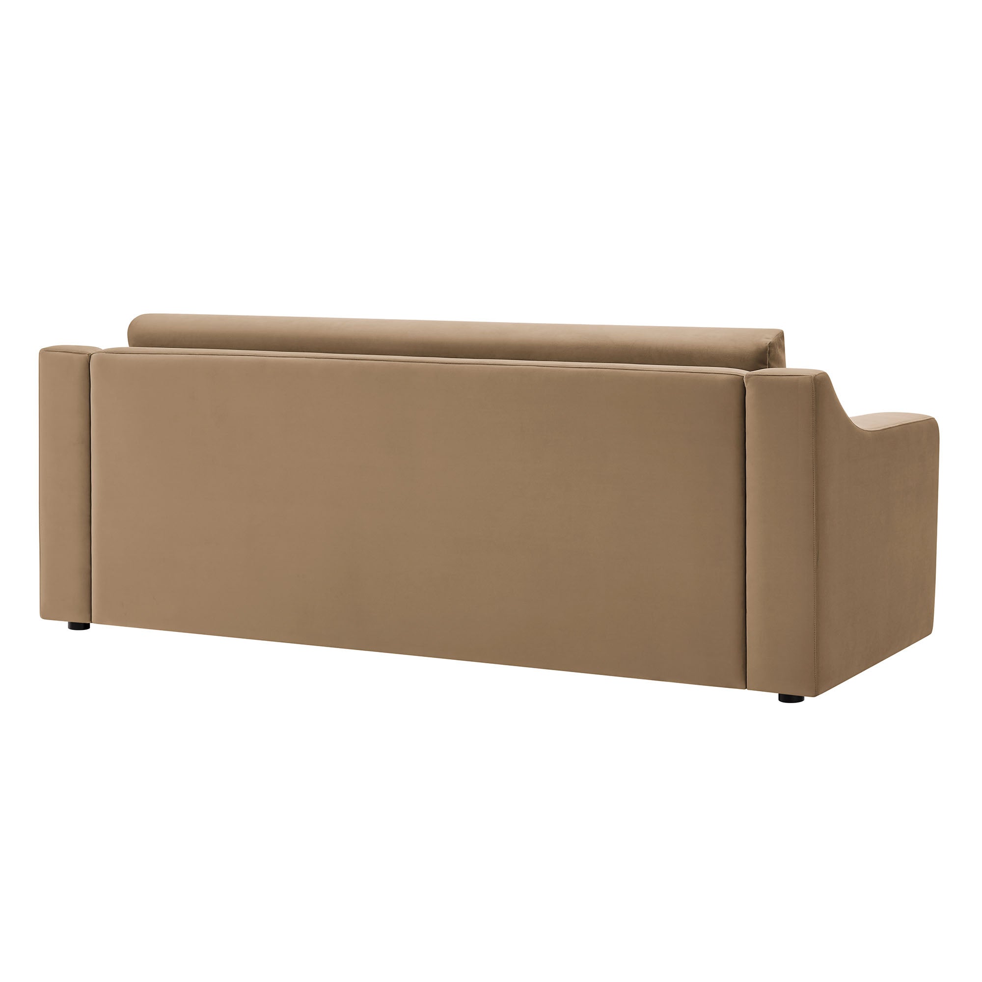 Liora Performance Velvet Sofa, Taupe