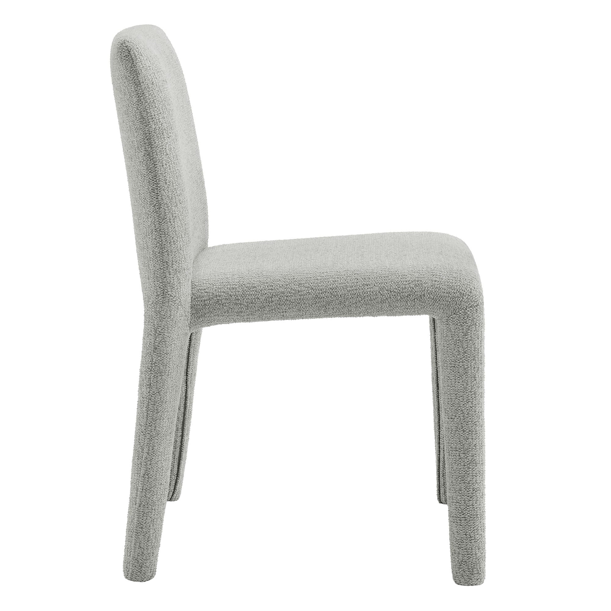 Rhodes Fabric Upholstered Dining Chair, Dove Gray