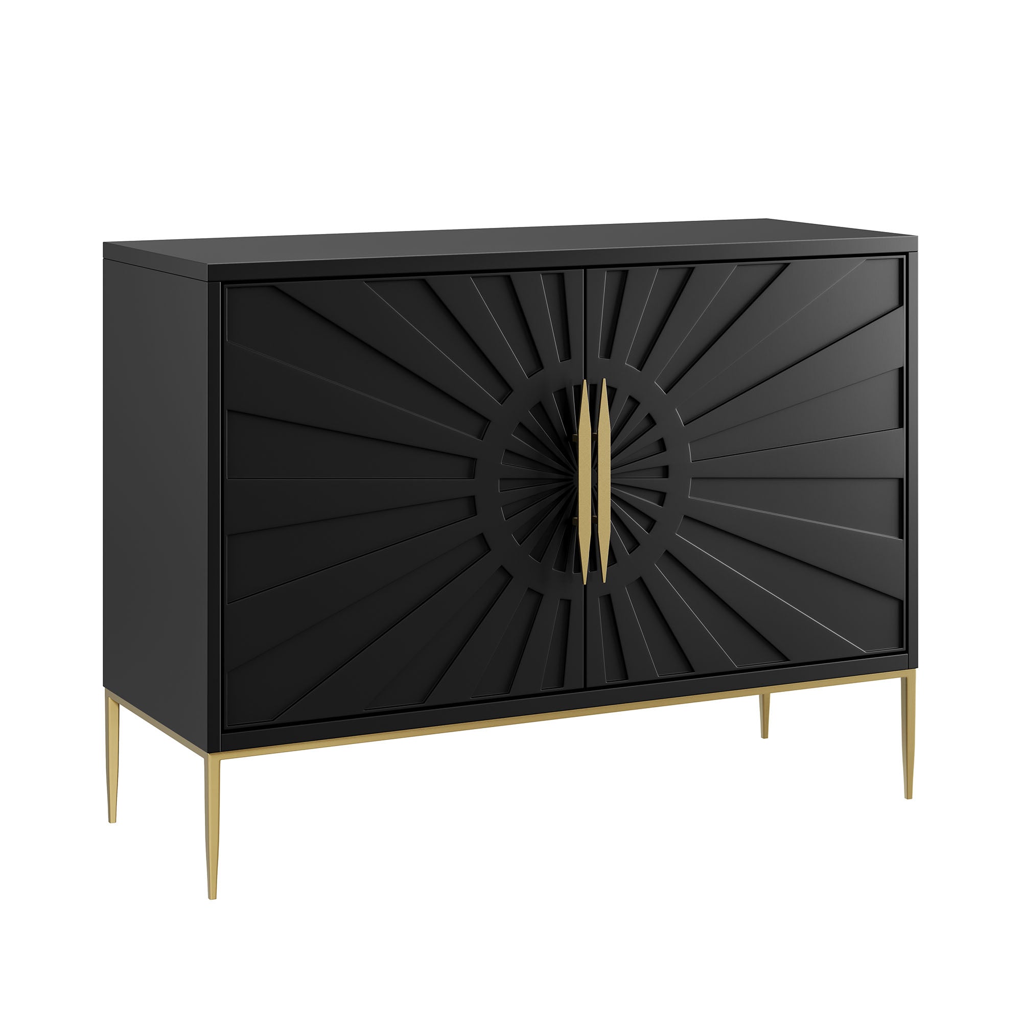Awaken 47" Accent Cabinet, Black