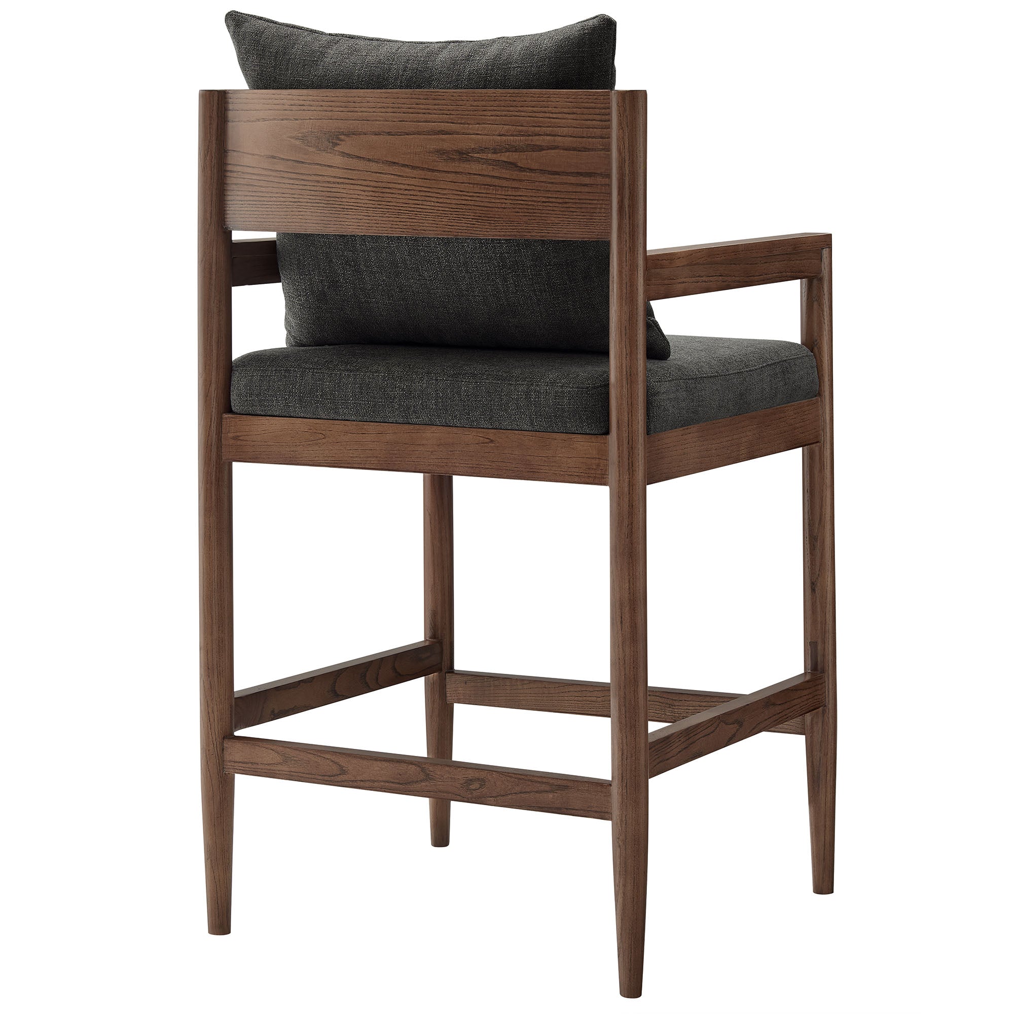 Remington Wood Counter Stool, Charcoal