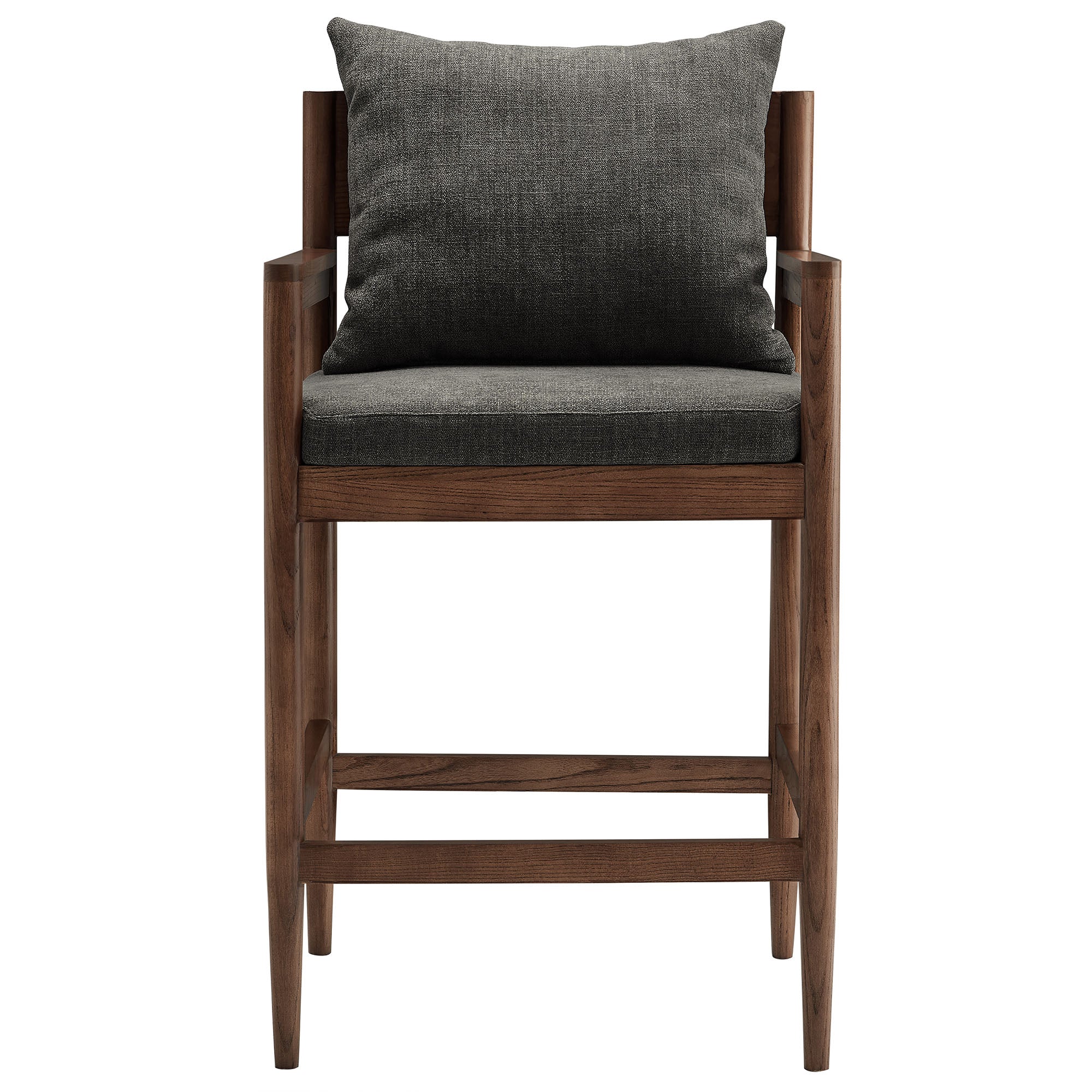 Remington Wood Counter Stool, Charcoal