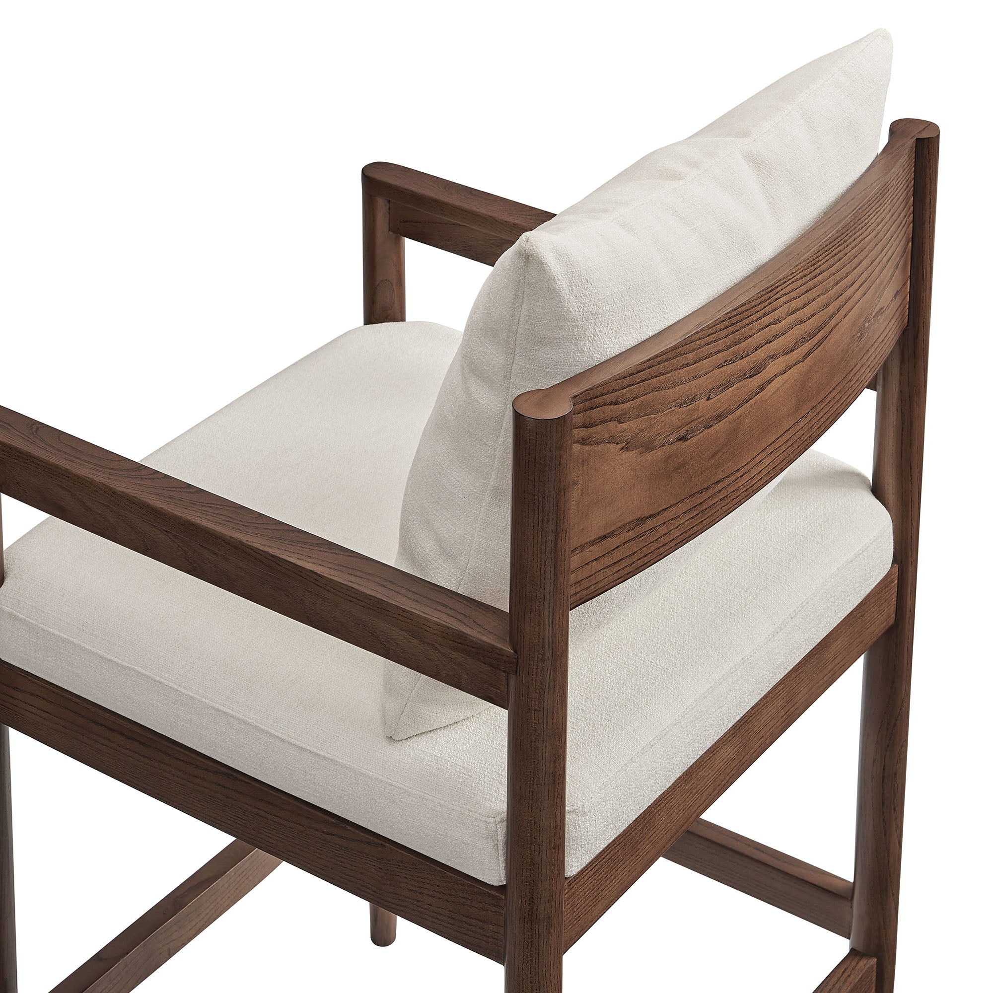 Remington Wood Counter Stool, Salt