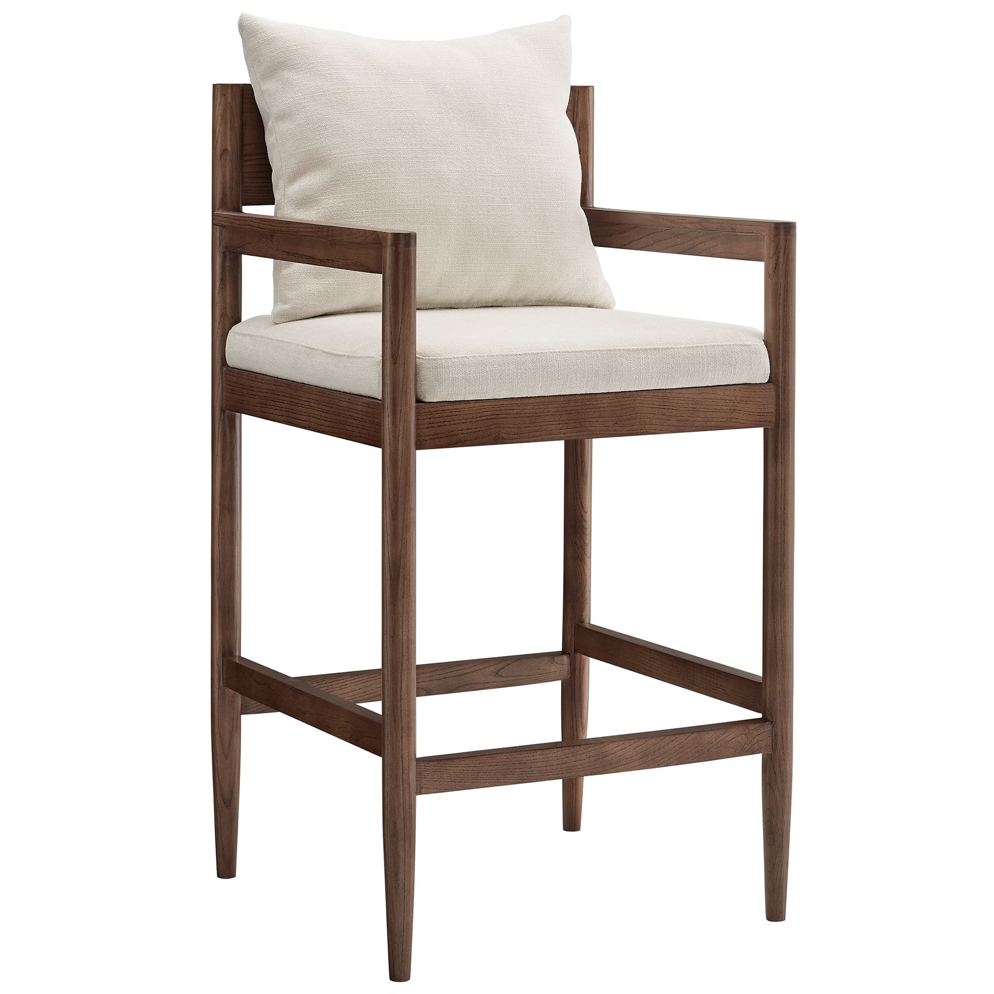 Remington Wood Bar Stool, Salt