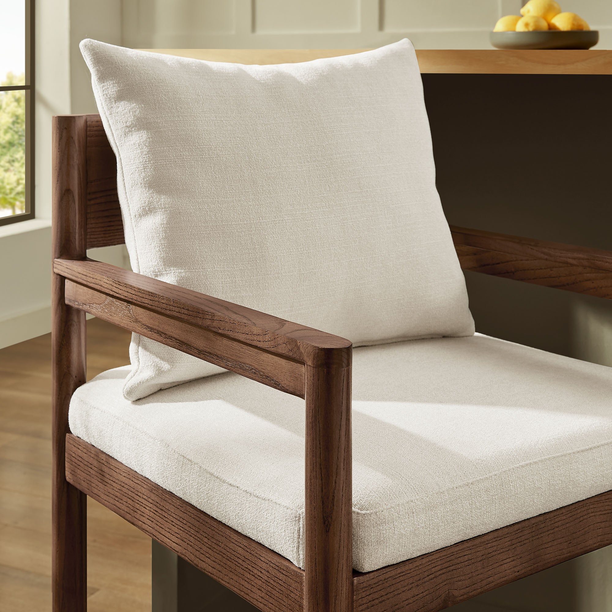 Remington Wood Bar Stool, Salt