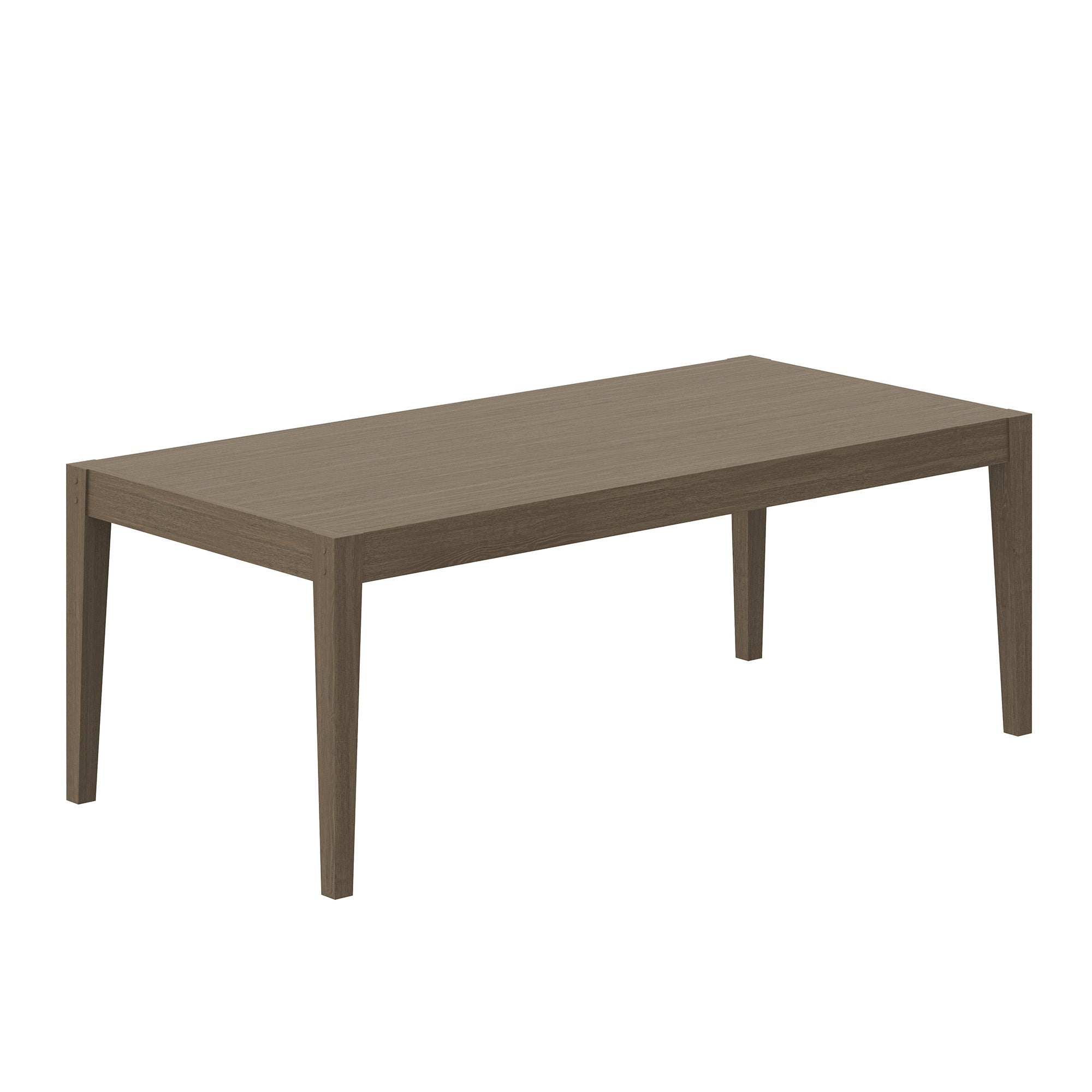 Northlake 9-Piece Outdoor Patio Teak Wood Dining Set, Flint Gray