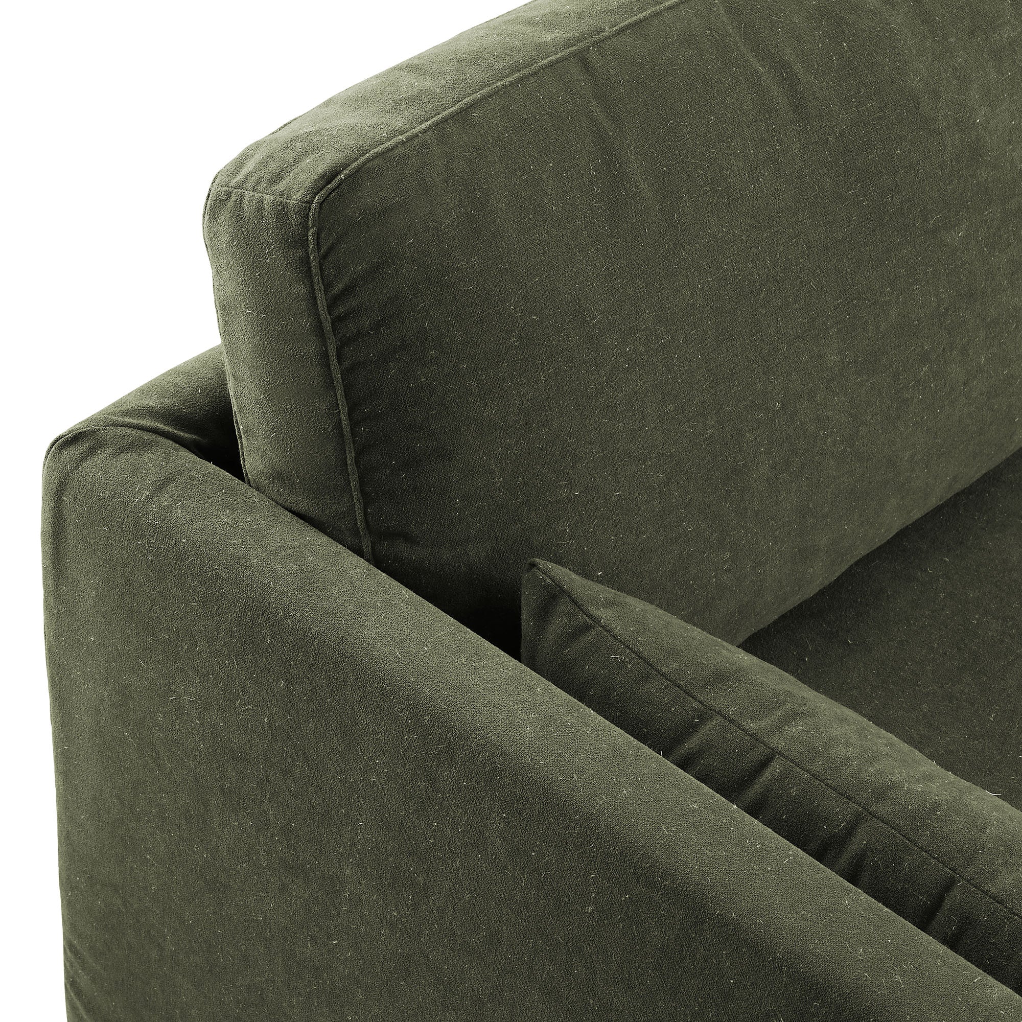 Wellfleet 85" Slipcovered Fabric Sofa, Sage