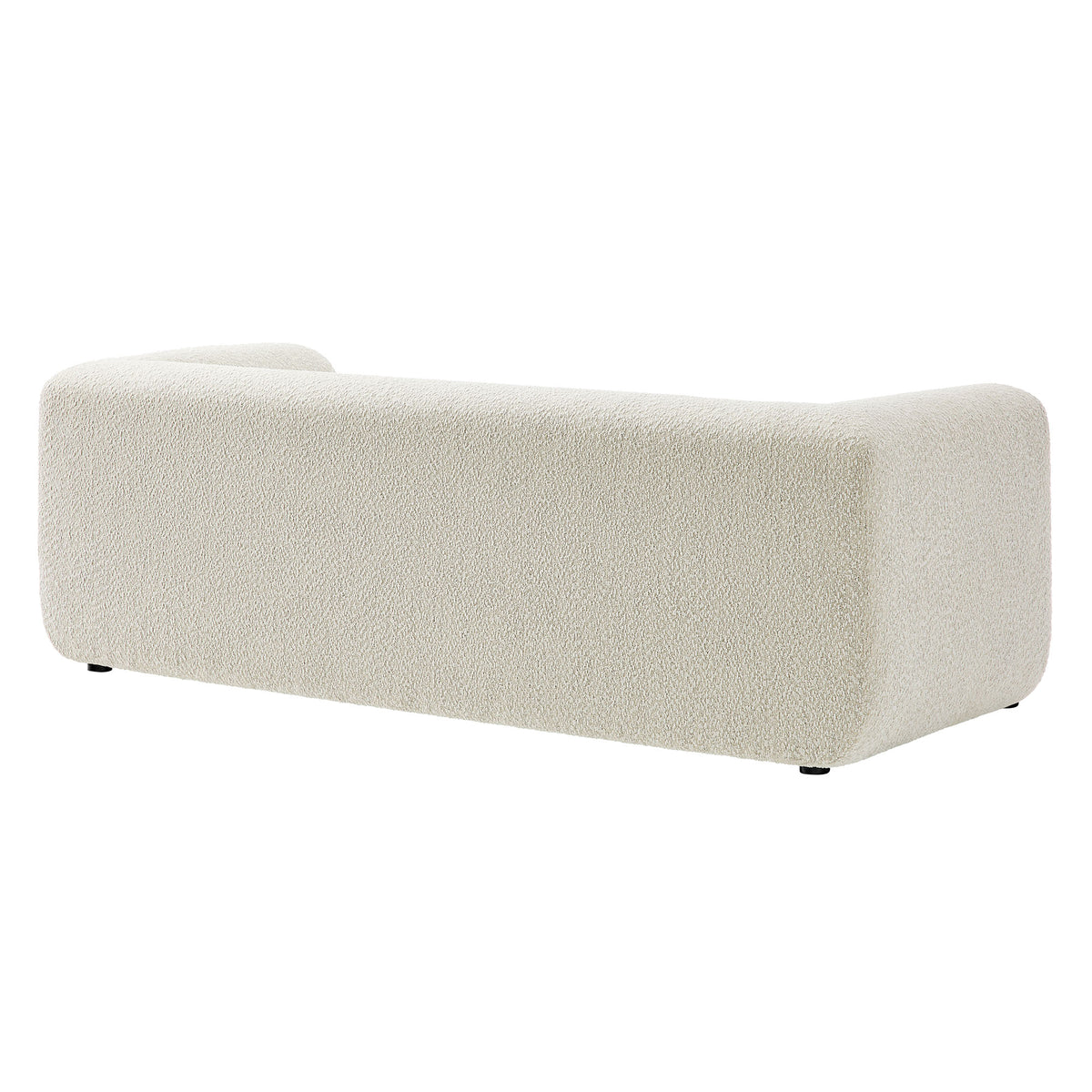 Leif 89" Boucle Upholstered Sofa, Pearl