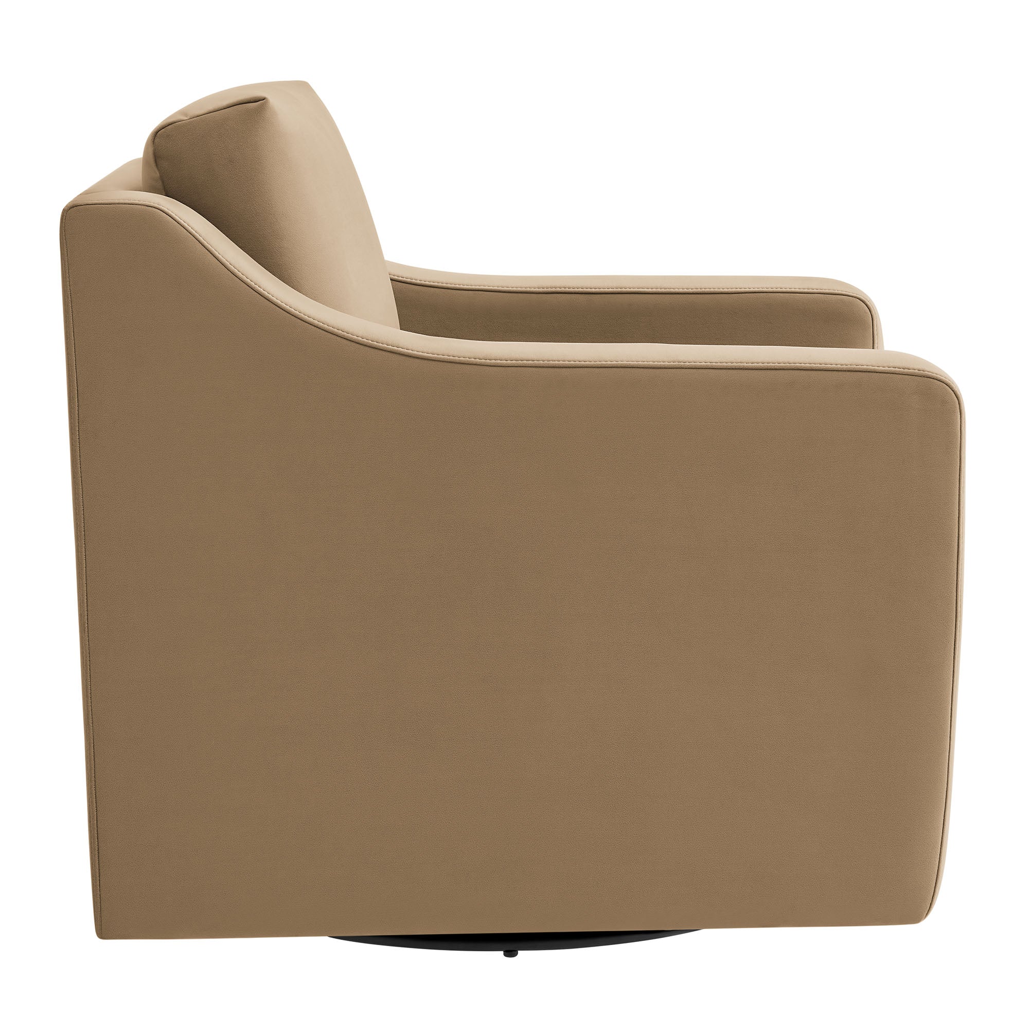 Liora Performance Velvet Armchair, Taupe