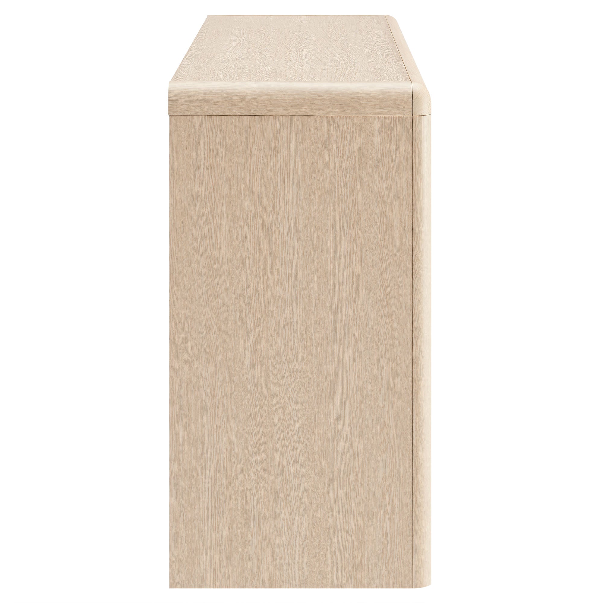 Evren 4-Door Sideboard Storage Display Cabinet, Ash