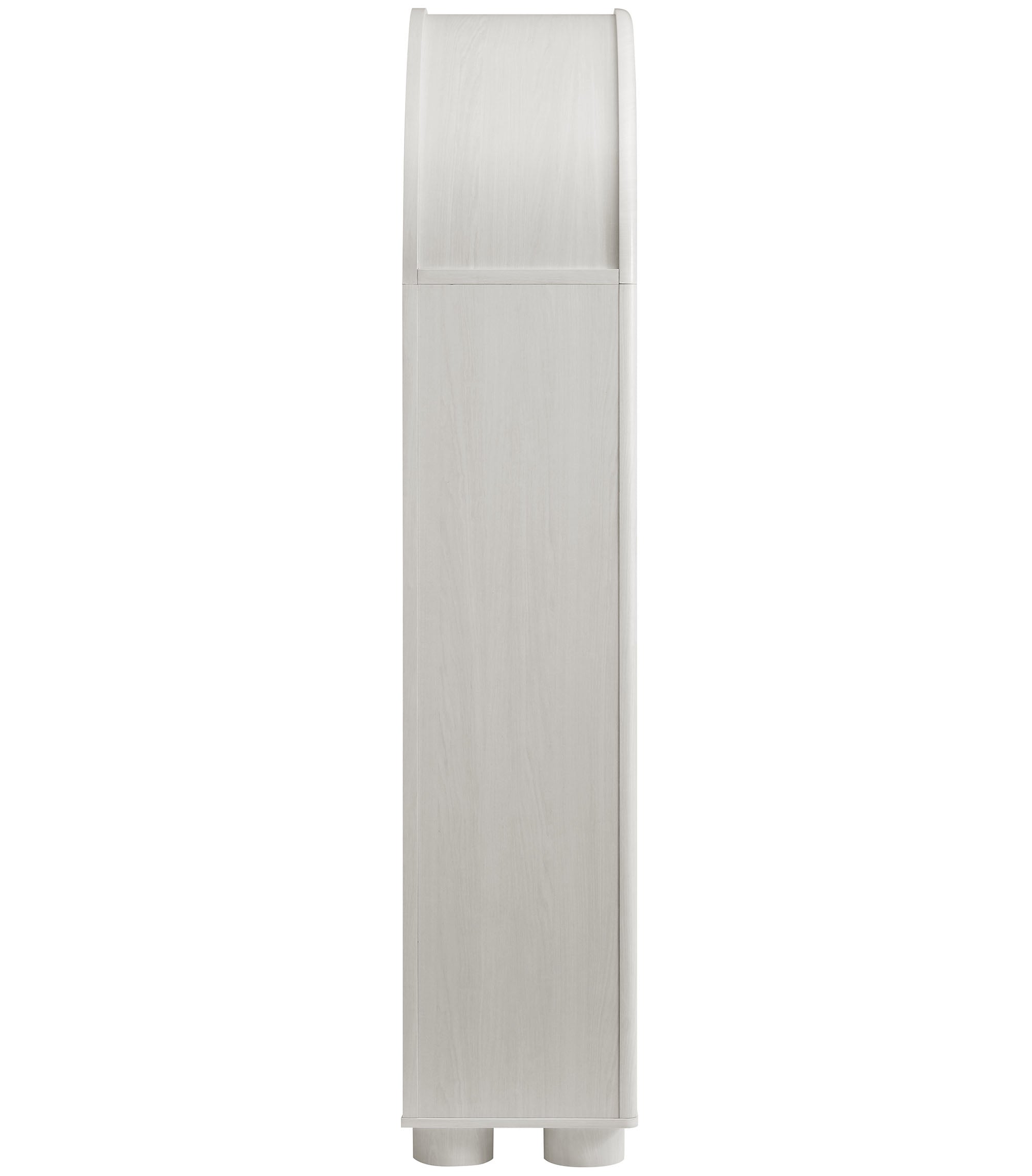 Bellamy Tall Arched Display Cabinet Bookcase, Ash