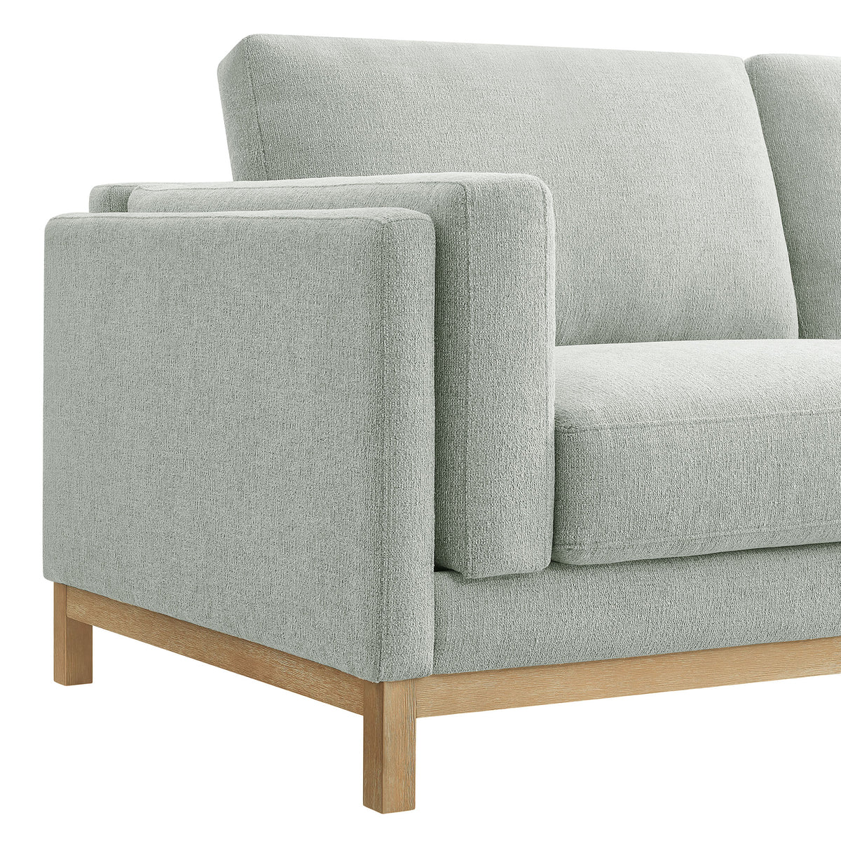 Roscoe 81 inch Fabric Sofa, Mist