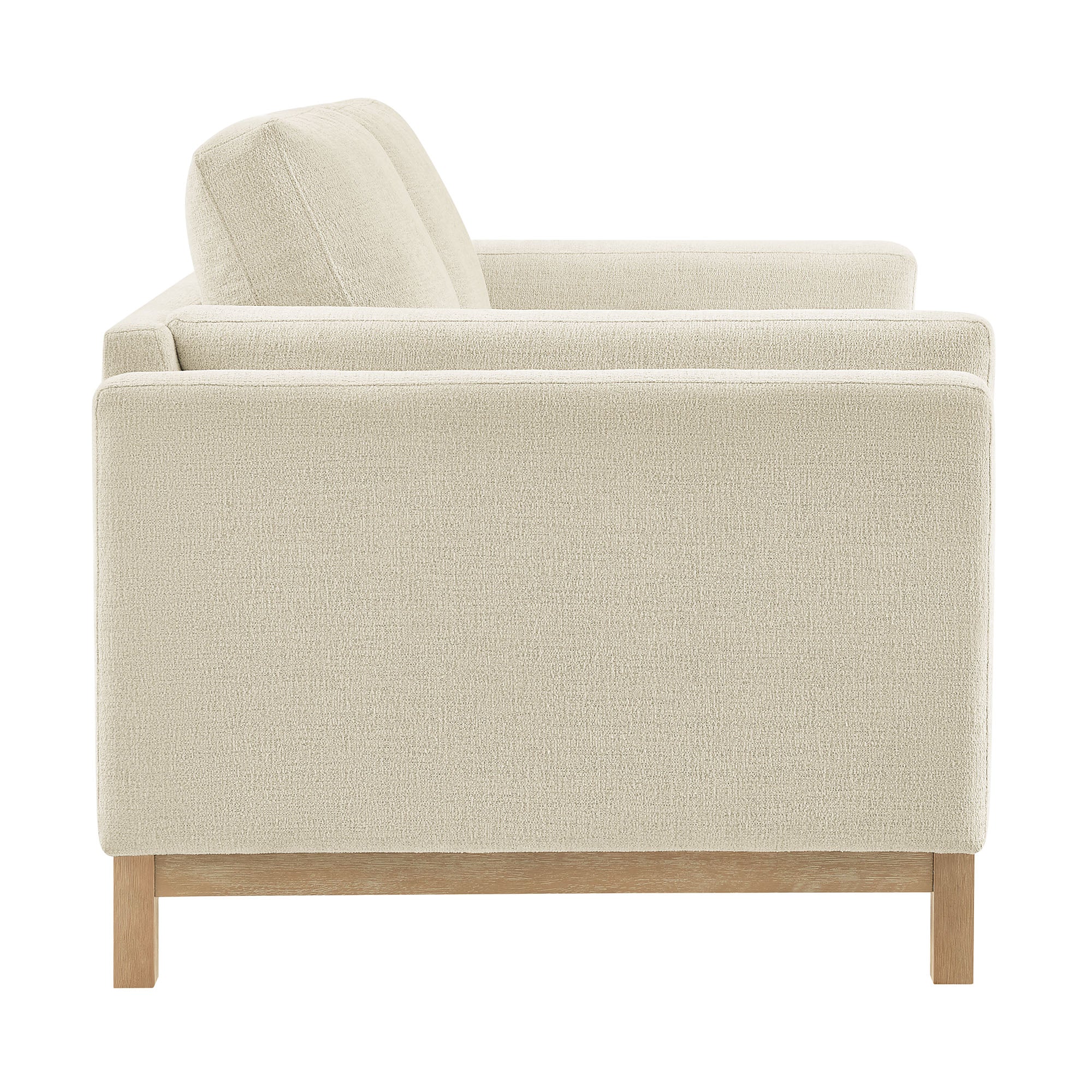 Roscoe 63 inch Fabric Loveseat, Ivory