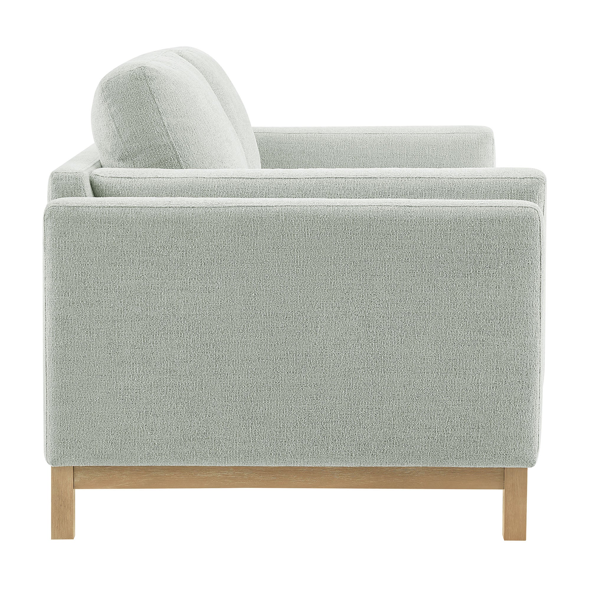 Roscoe 63 inch Fabric Loveseat, Mist
