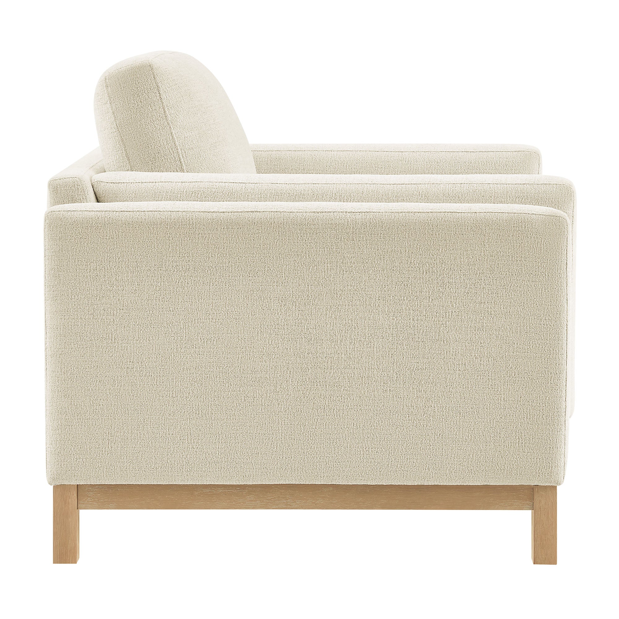 Roscoe Fabric Armchair, Ivory