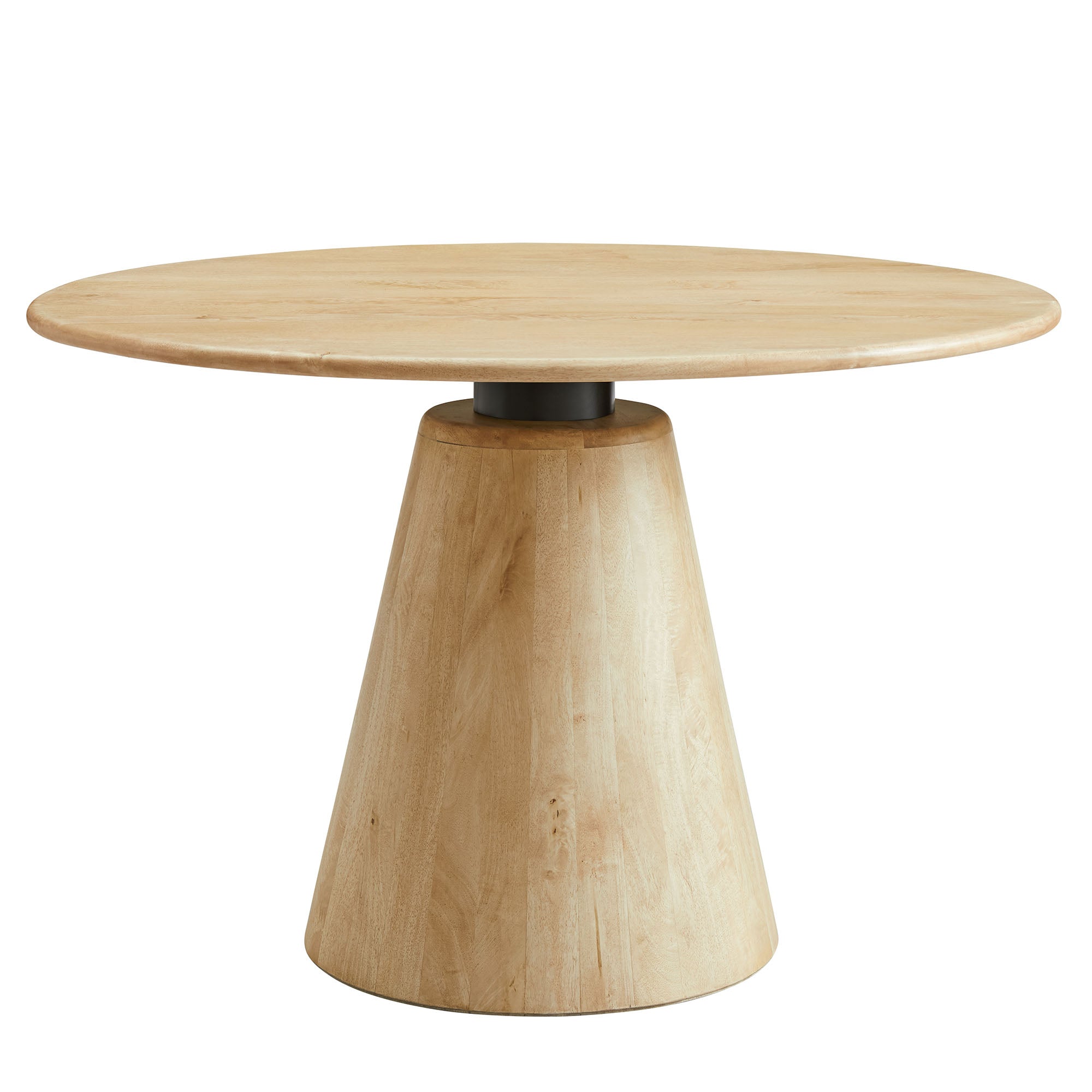 Sabelle 47" Round Wood Dining Table, Natural