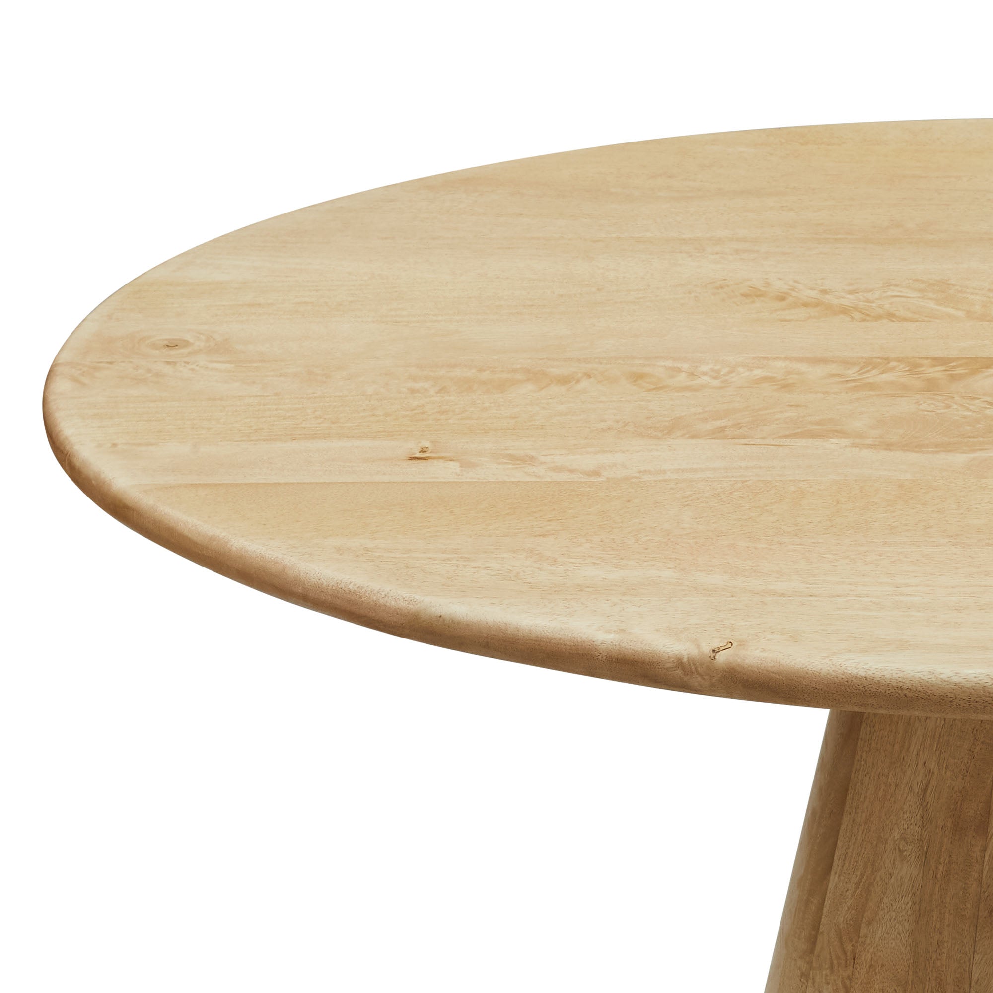 Sabelle 47" Round Wood Dining Table, Natural