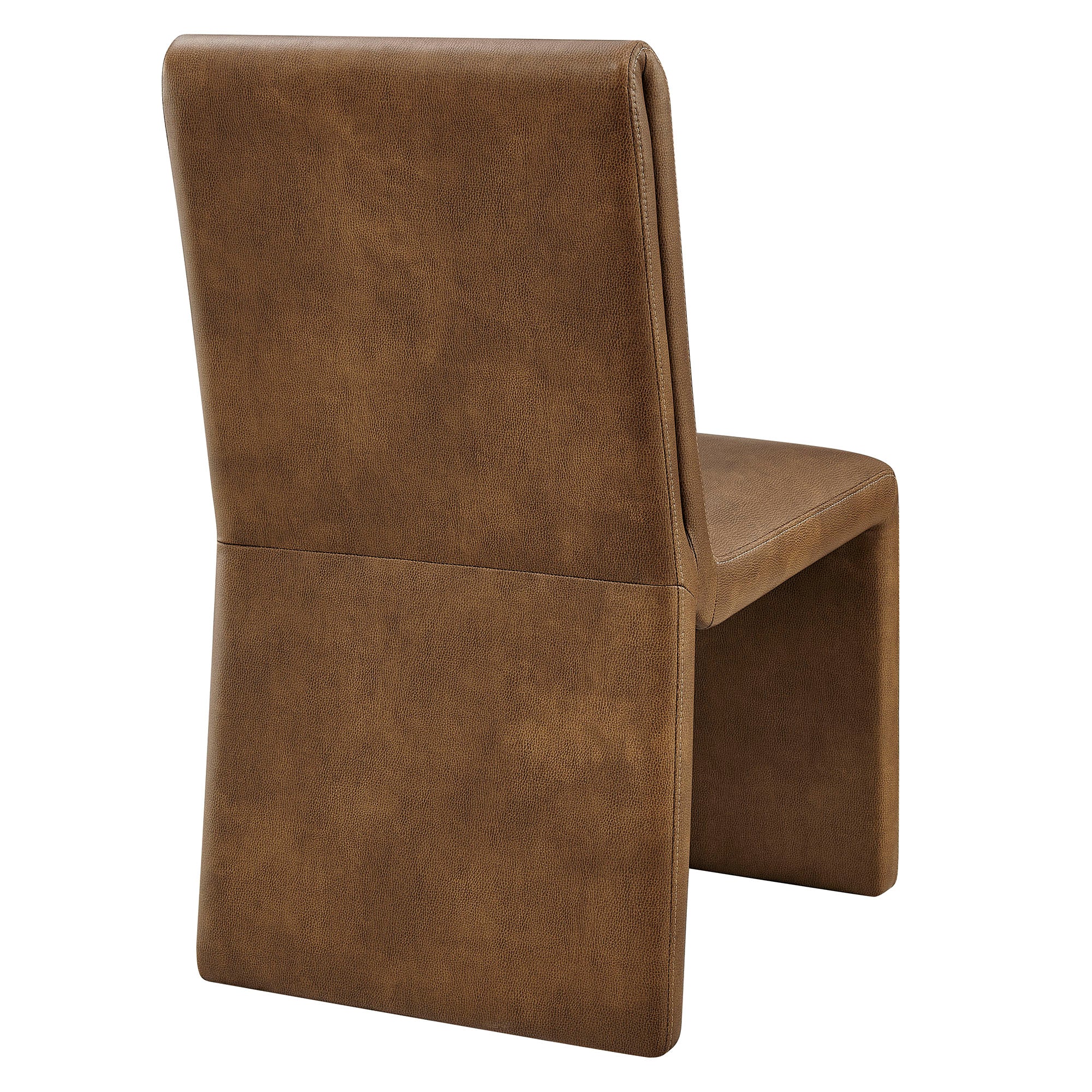 Emory Vegan Leather Dining Side Chair, Canyon