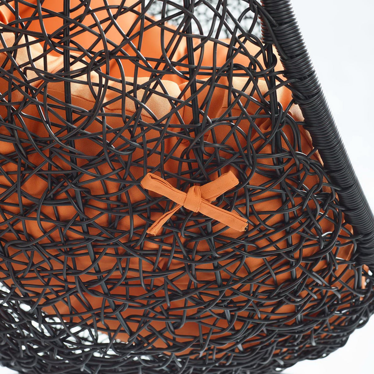 Encase Swing Outdoor Patio Lounge Chair, Orange