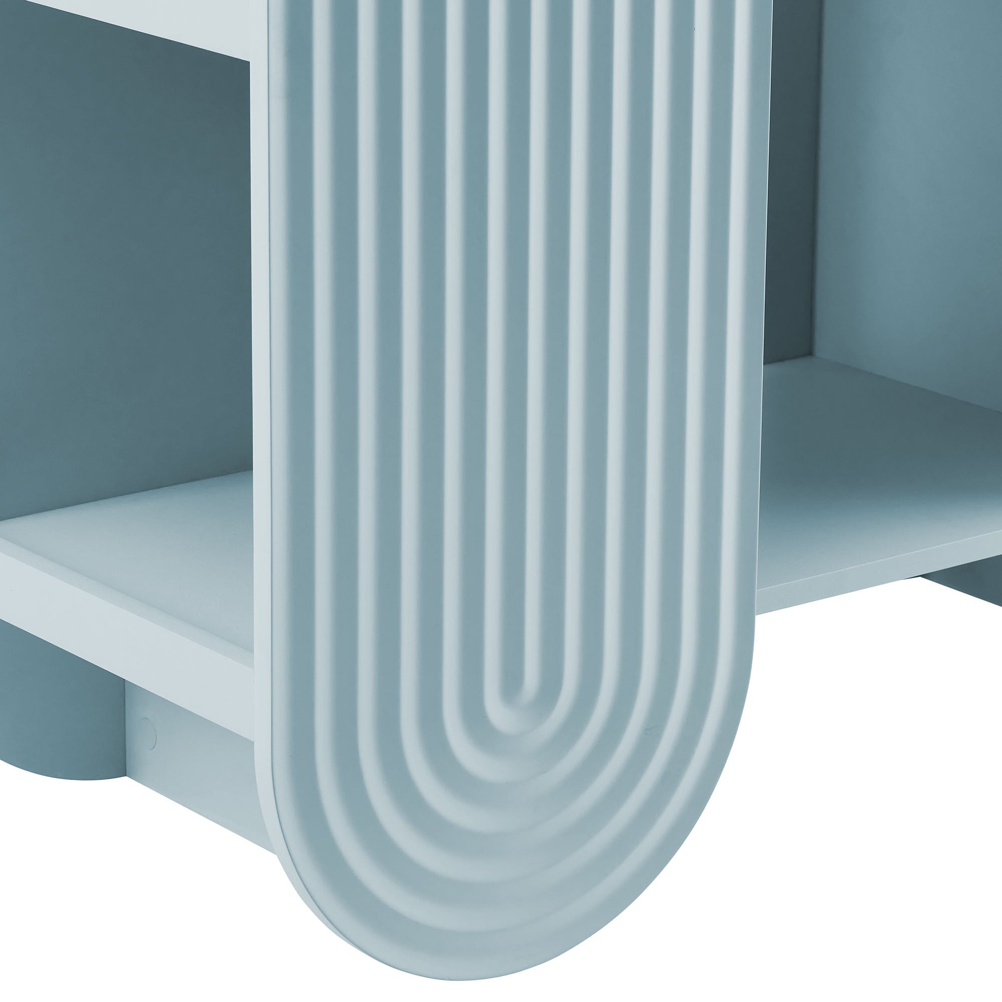 Daydream 58" Arched Bookshelf, Light Blue