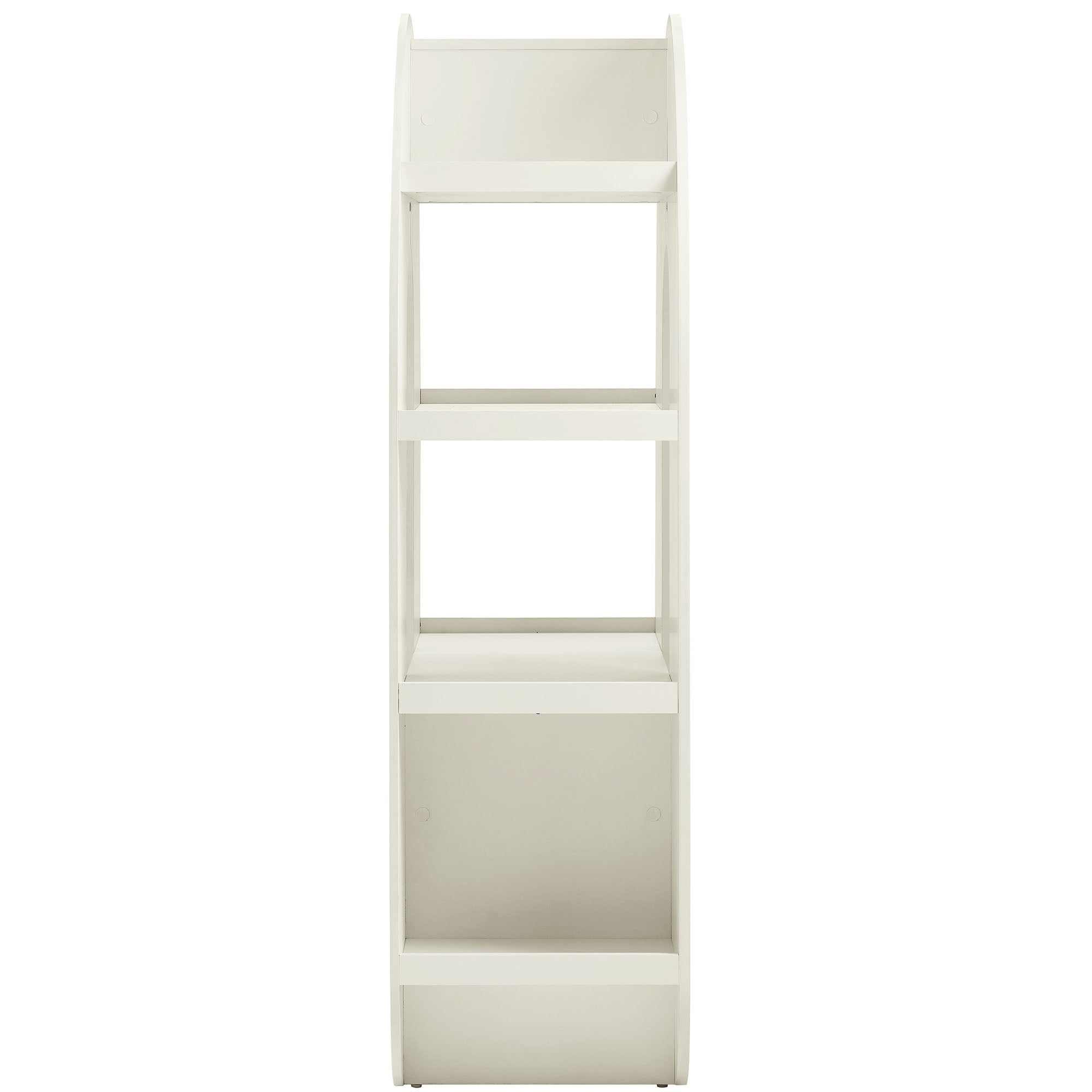 Daydream 58" Arched Bookshelf, White