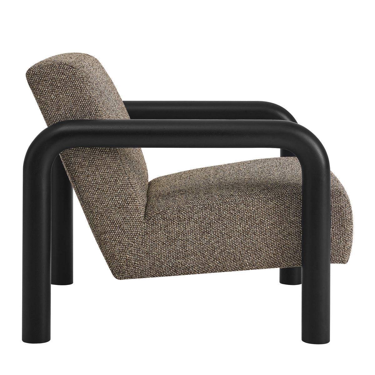 Sereno Boucle Accent Chair, Earth Black