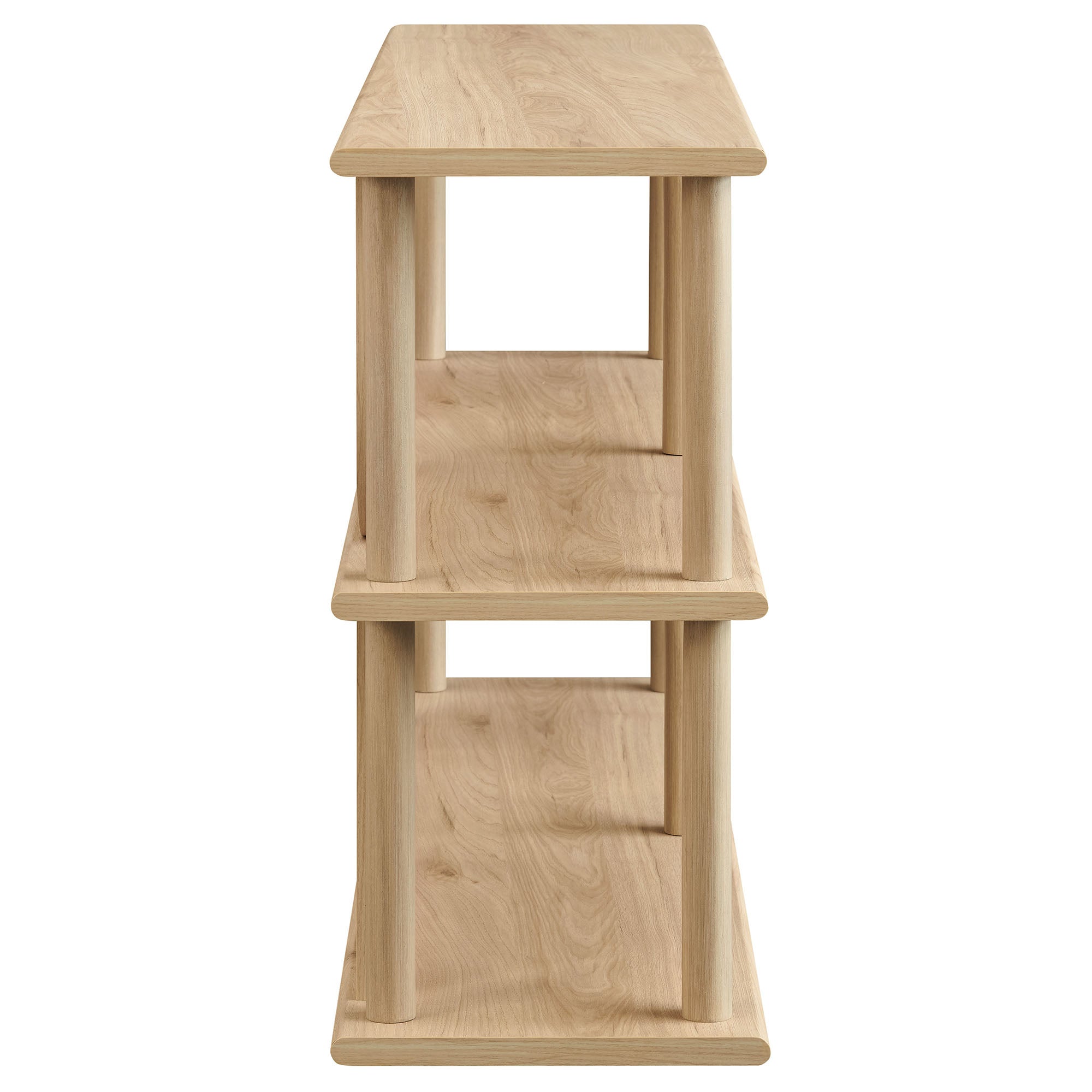 Zadie 55 Inch Console Table, Light Oak