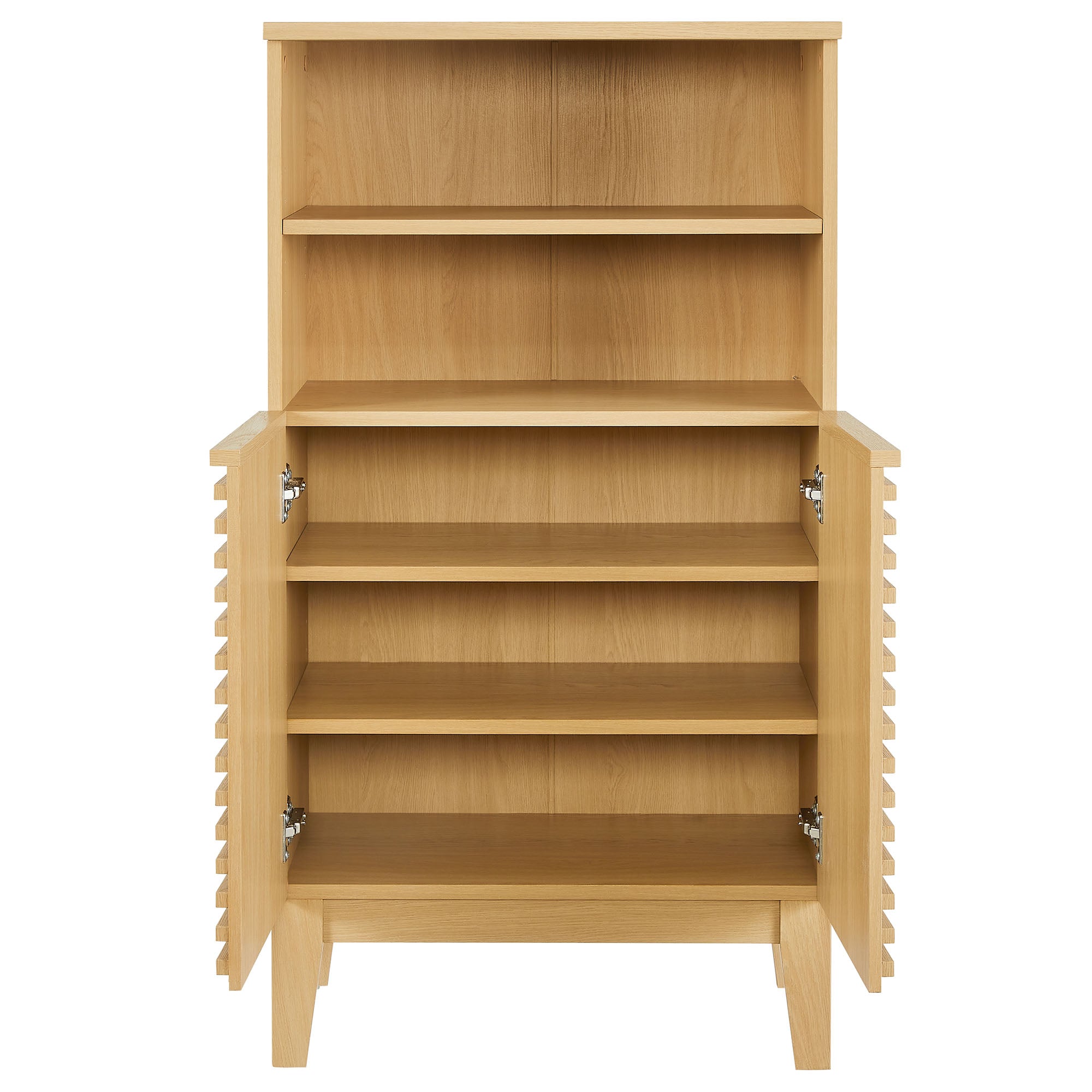 Render Freestanding Bathroom Storage Cabinet, Oak