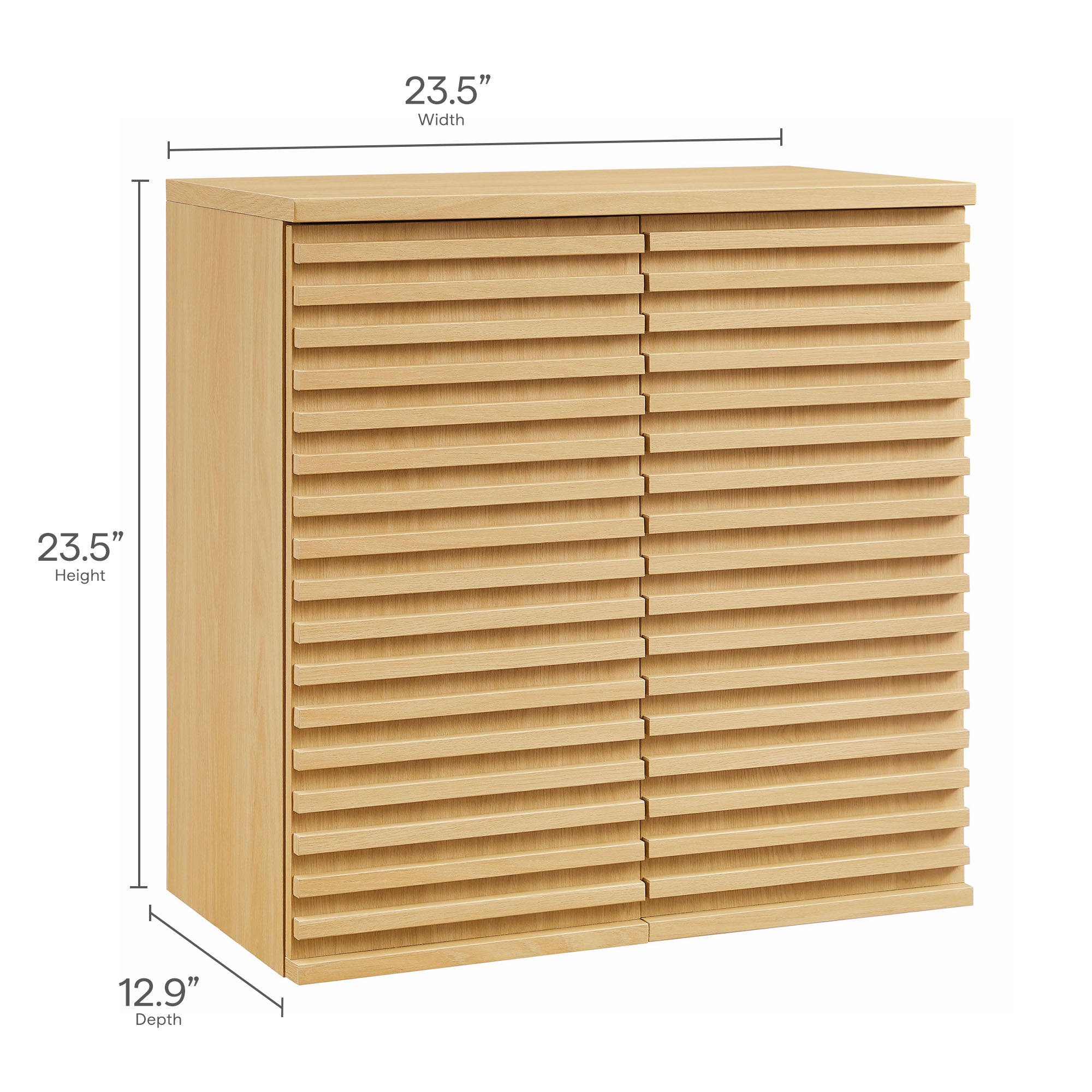 Render Bathroom Cabinet Set, Oak