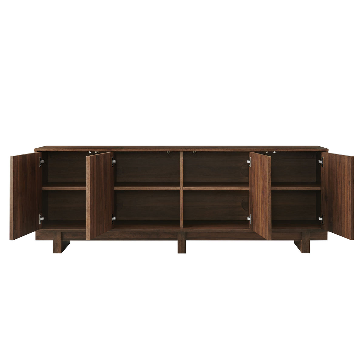 Knox 71 Inch TV Stand, Walnut