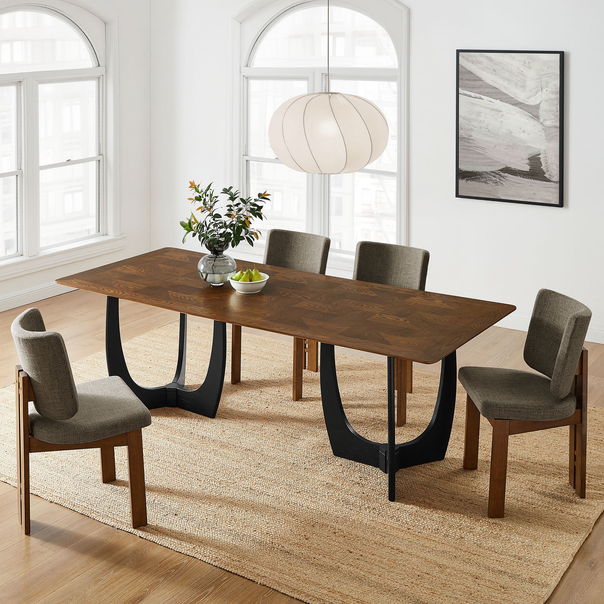 Wrenly 94" Dining Table, Walnut