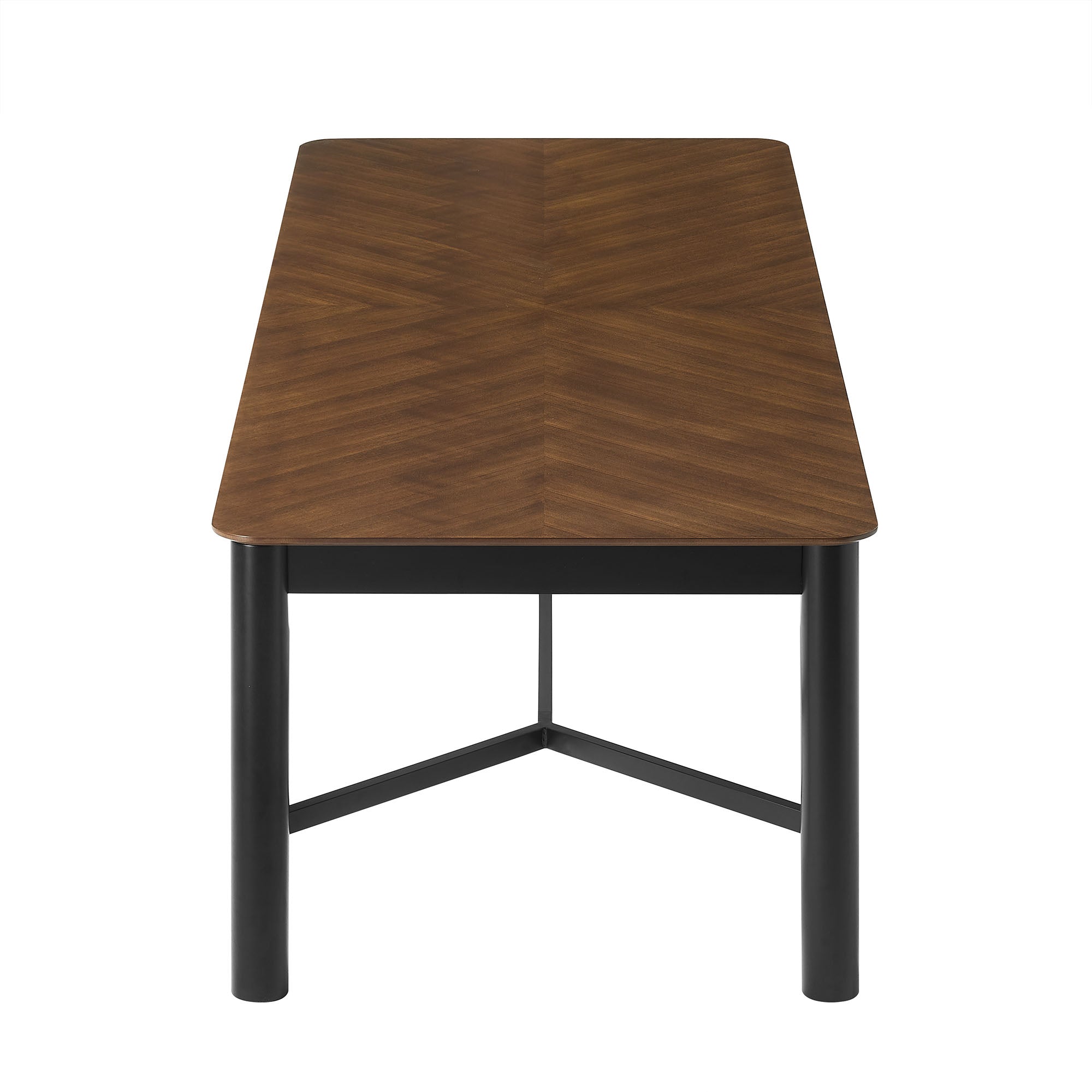 Ashlan 110" Rectangle Dining Table, Walnut