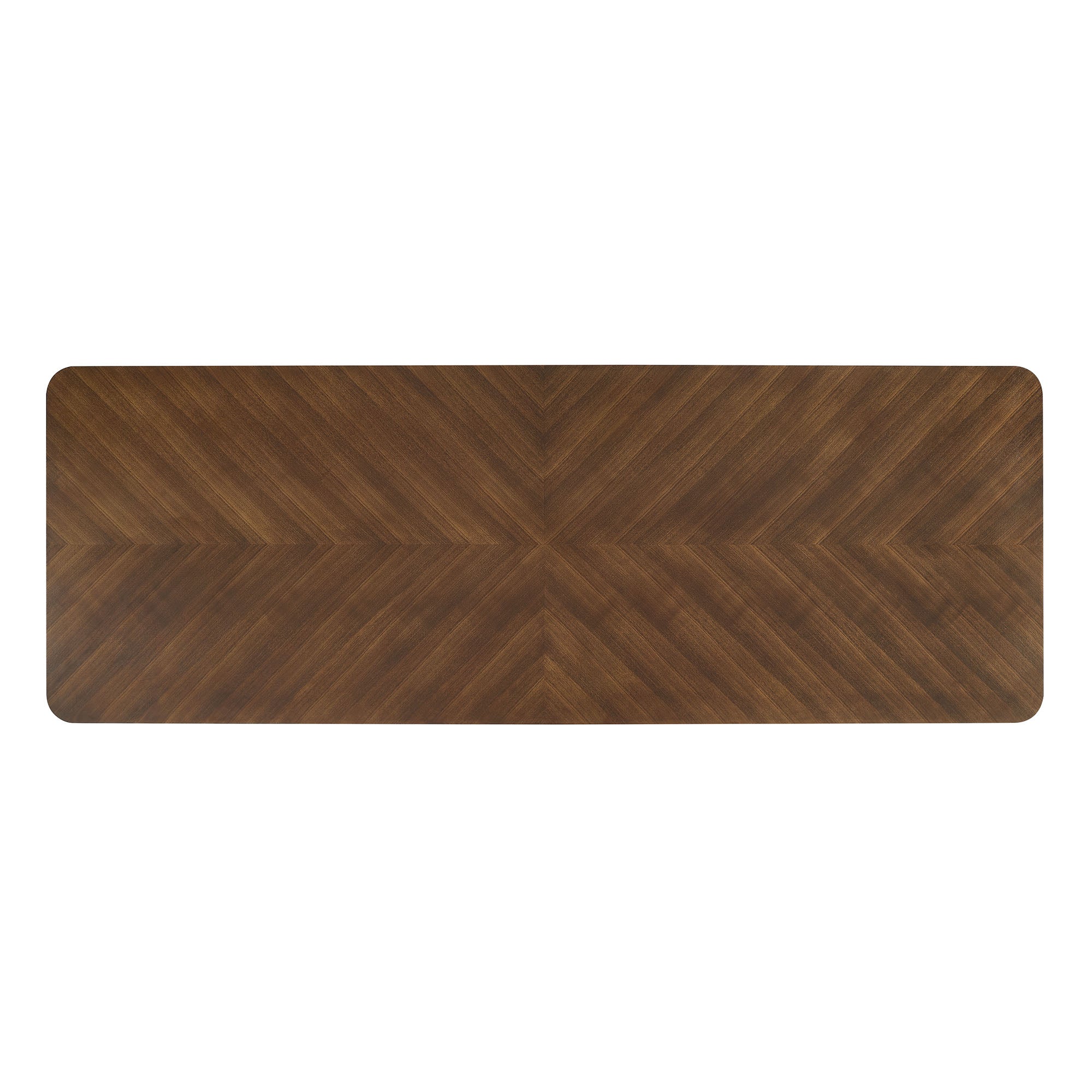 Ashlan 110" Rectangle Dining Table, Walnut